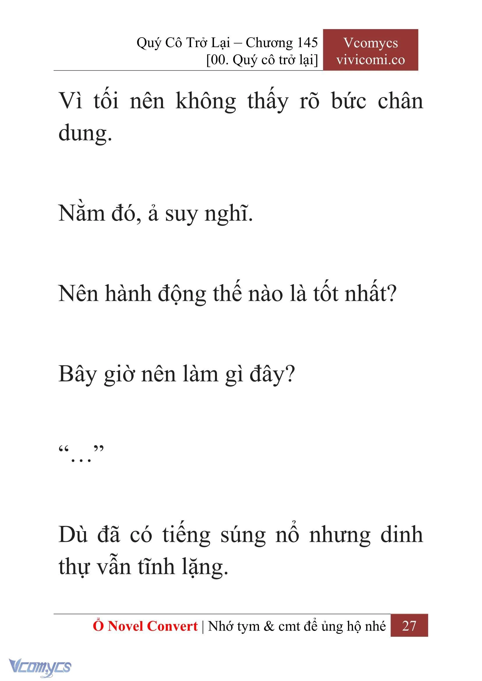 [Novel] Quý Cô Trở Lại Chapter 145 - Trang 30