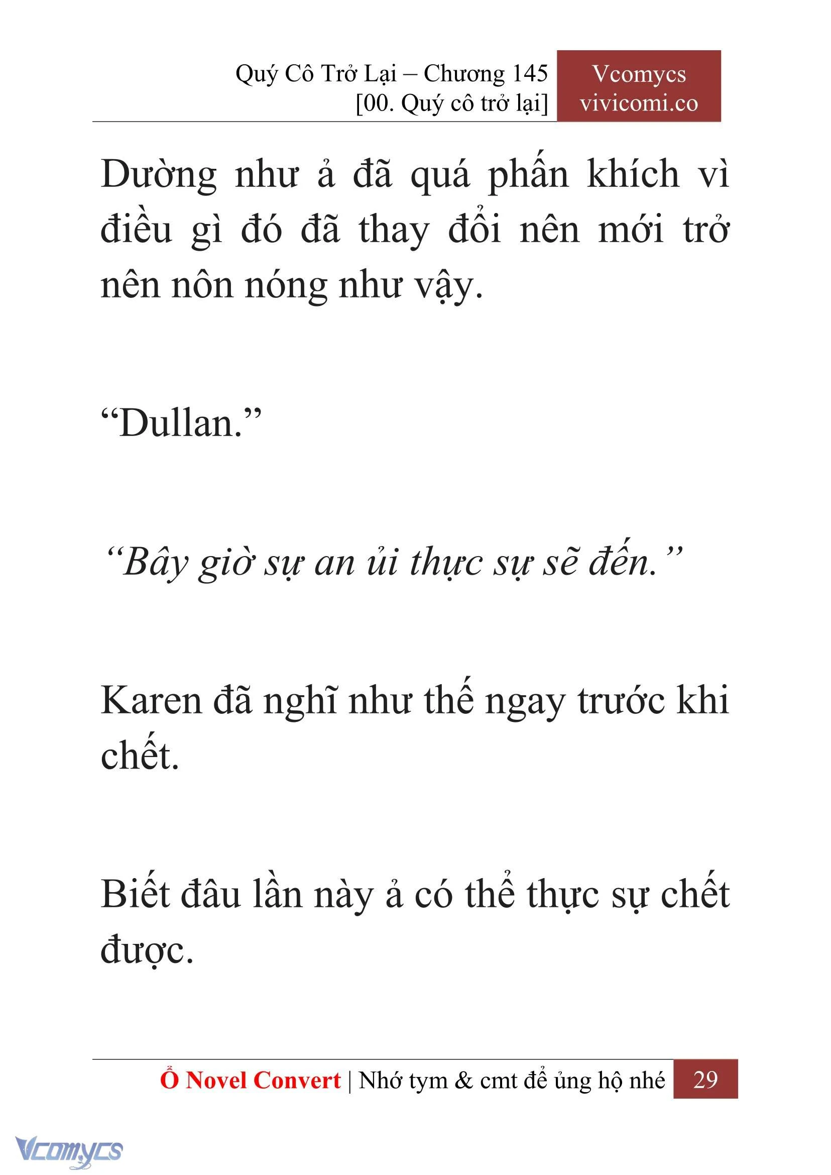 [Novel] Quý Cô Trở Lại Chapter 145 - Trang 32