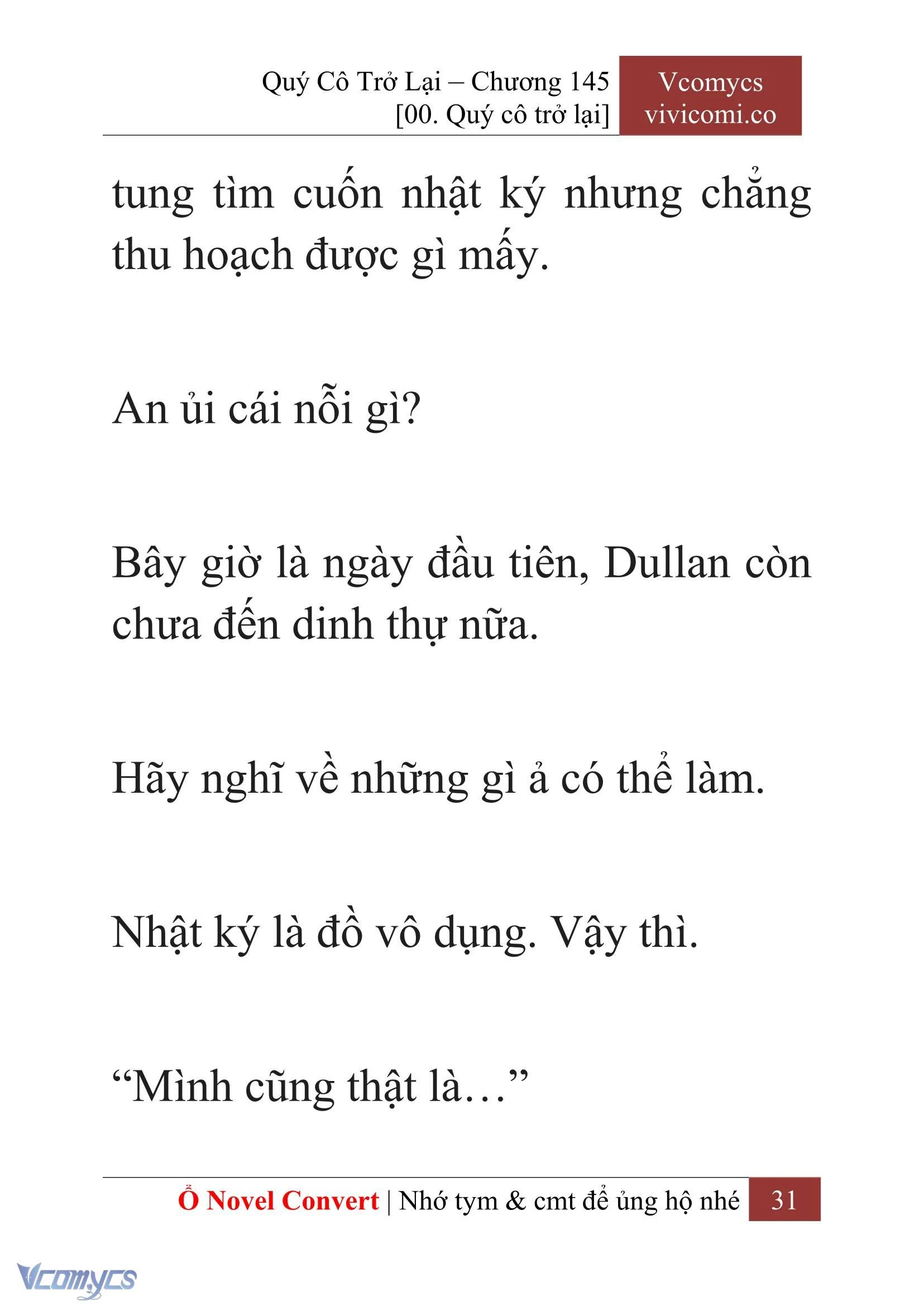 [Novel] Quý Cô Trở Lại Chapter 145 - Trang 34