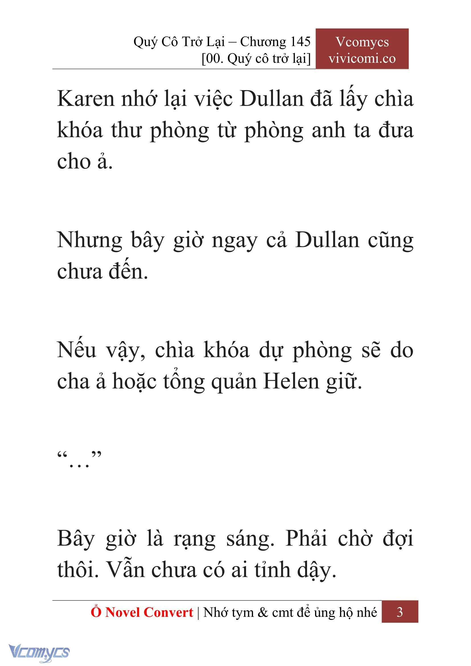 [Novel] Quý Cô Trở Lại Chapter 145 - Trang 6