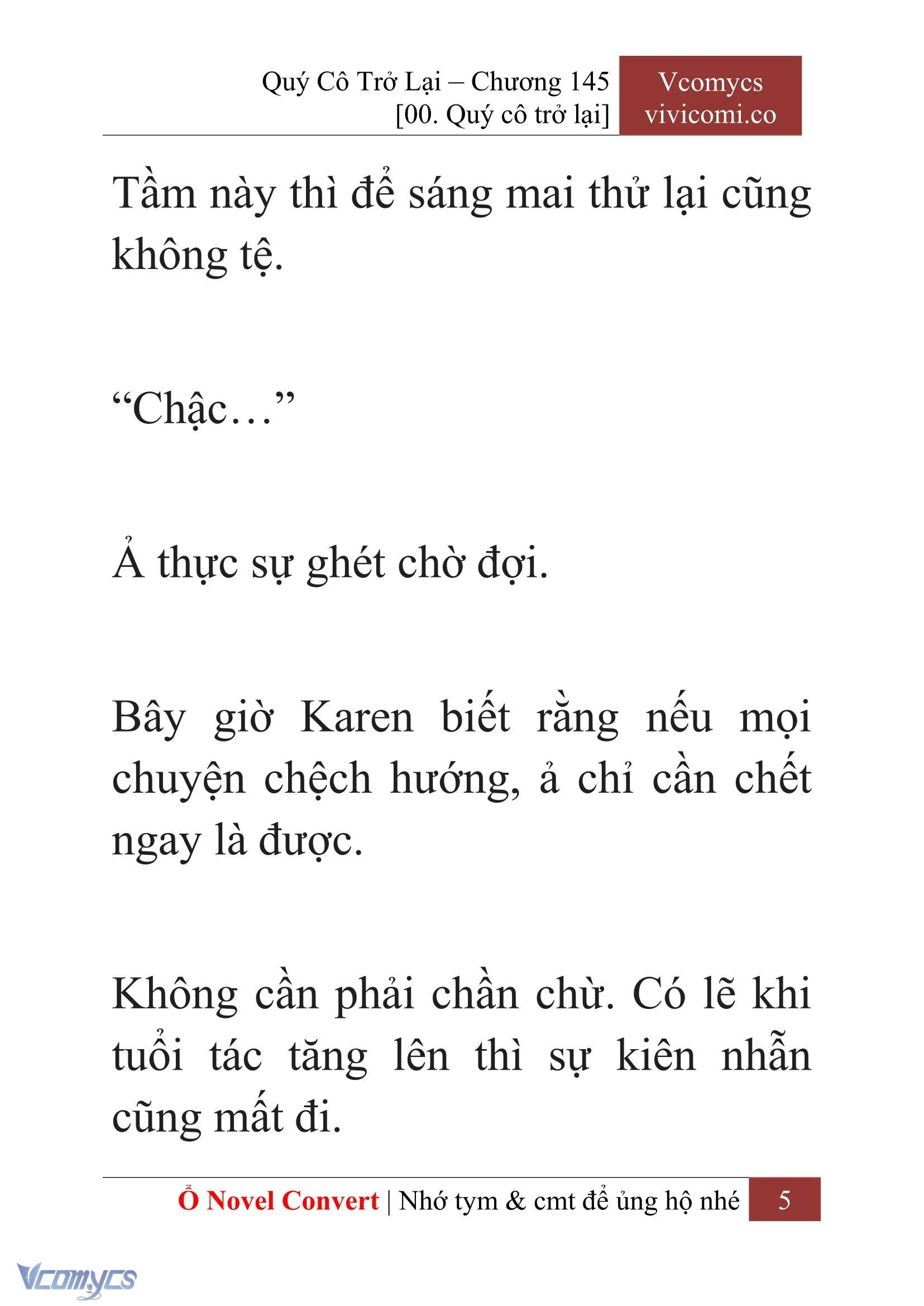 [Novel] Quý Cô Trở Lại Chapter 145 - Trang 8