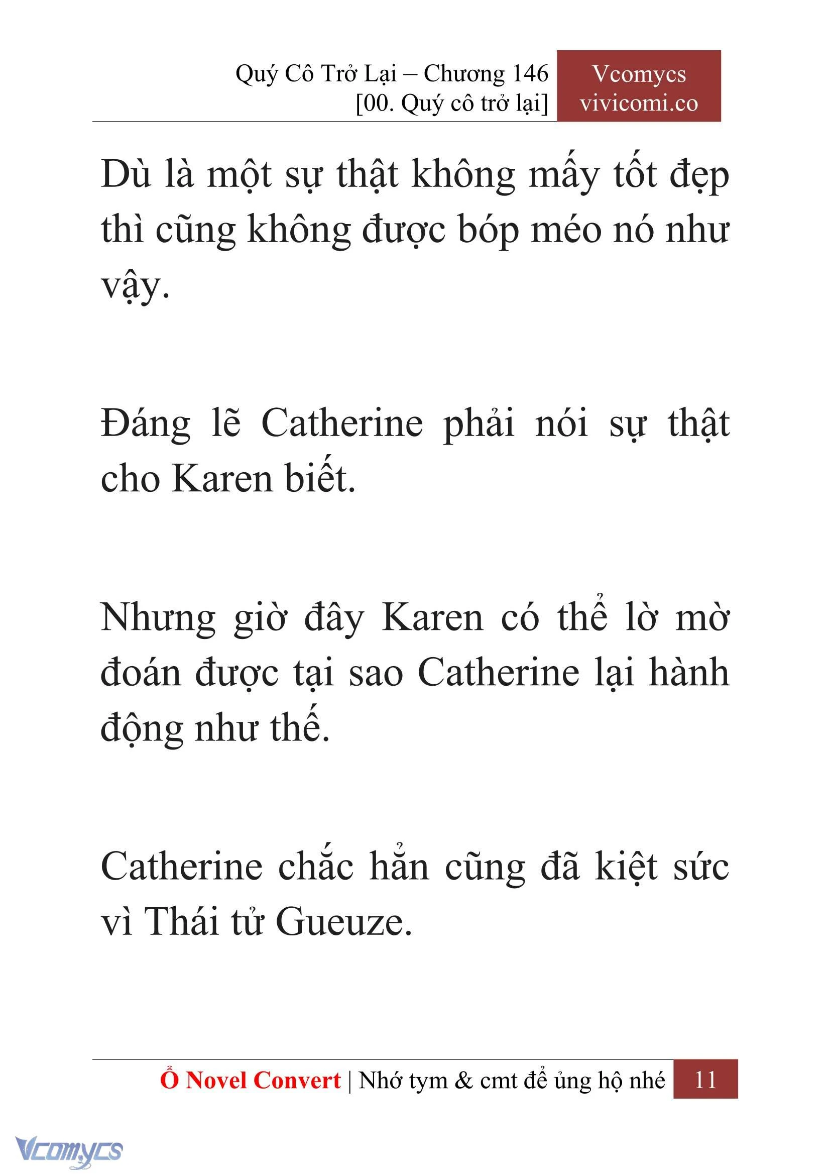 [Novel] Quý Cô Trở Lại Chapter 146 - Trang 14