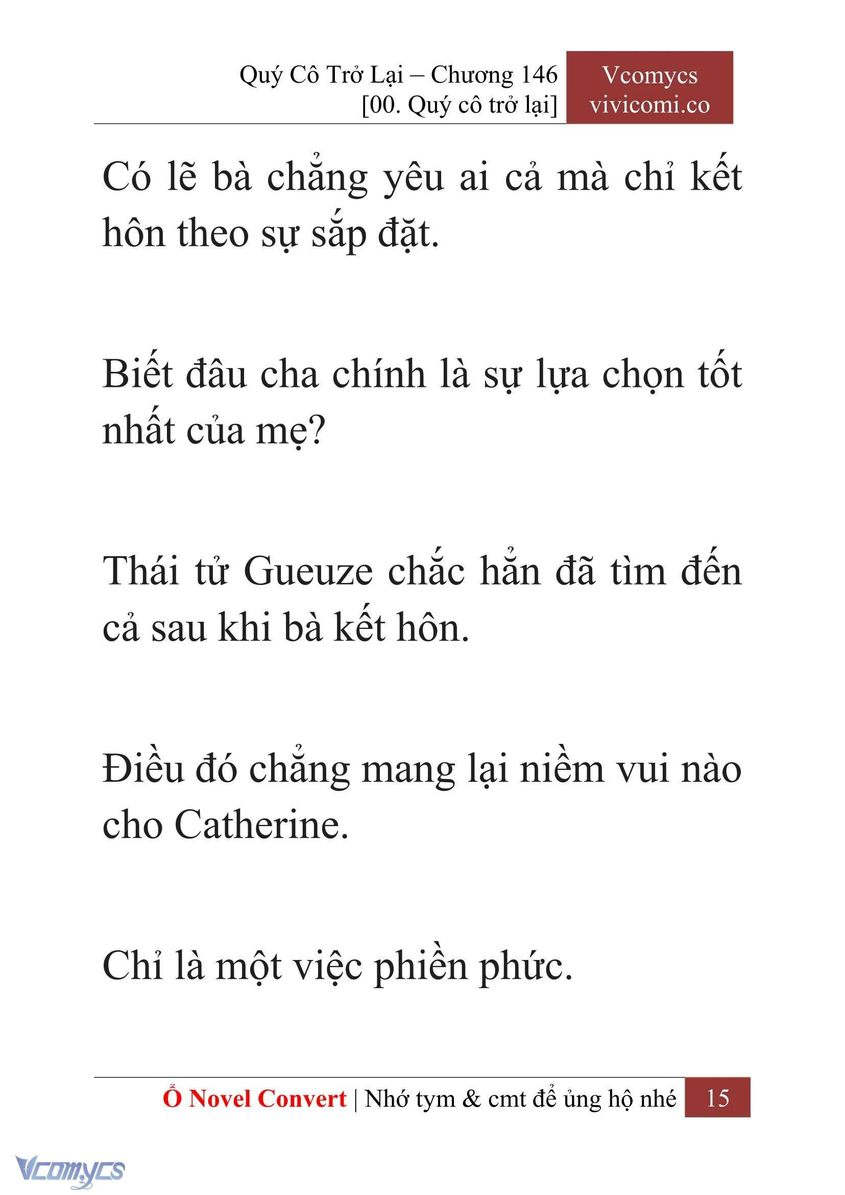 [Novel] Quý Cô Trở Lại Chapter 146 - Trang 18