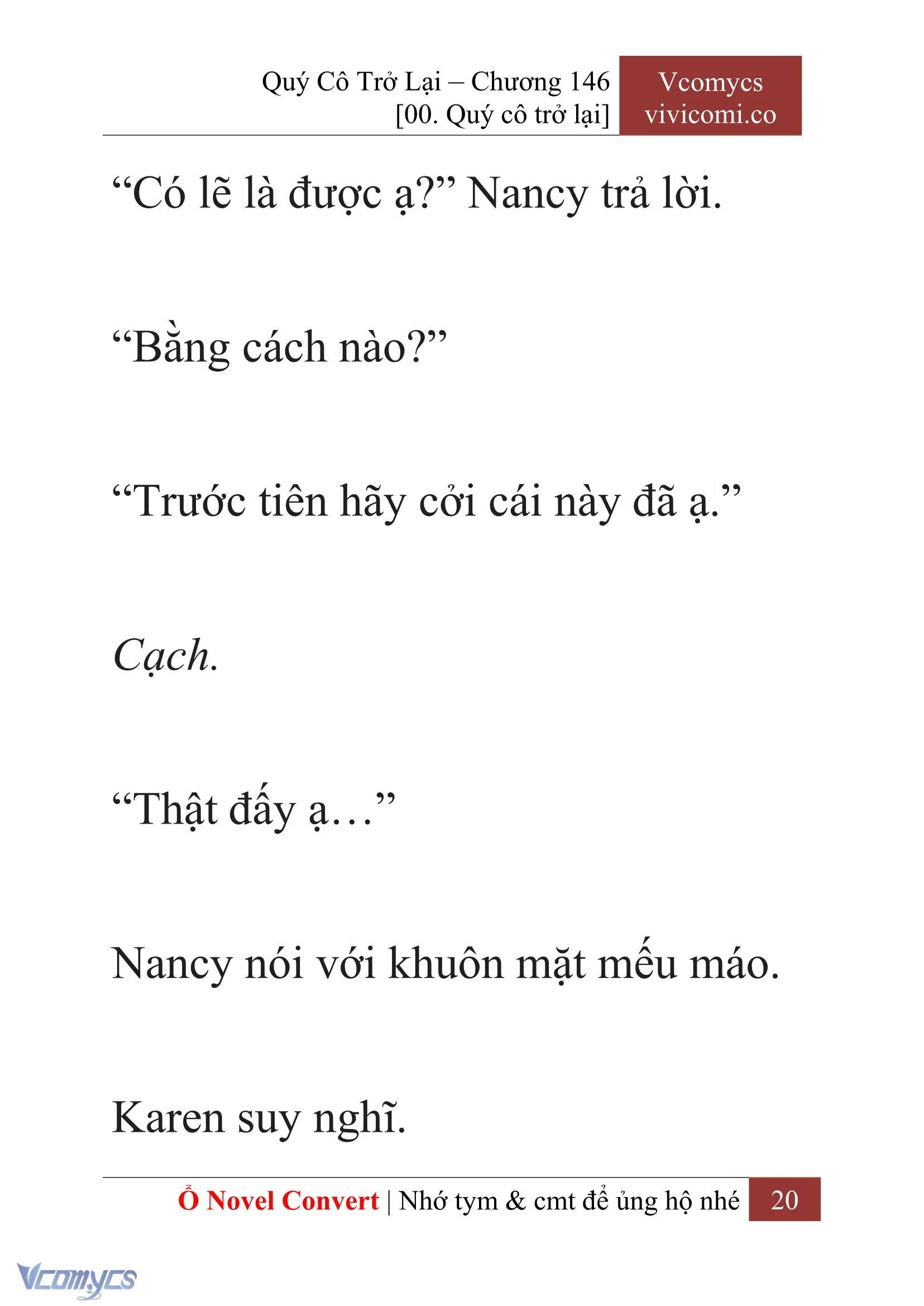 [Novel] Quý Cô Trở Lại Chapter 146 - Trang 23