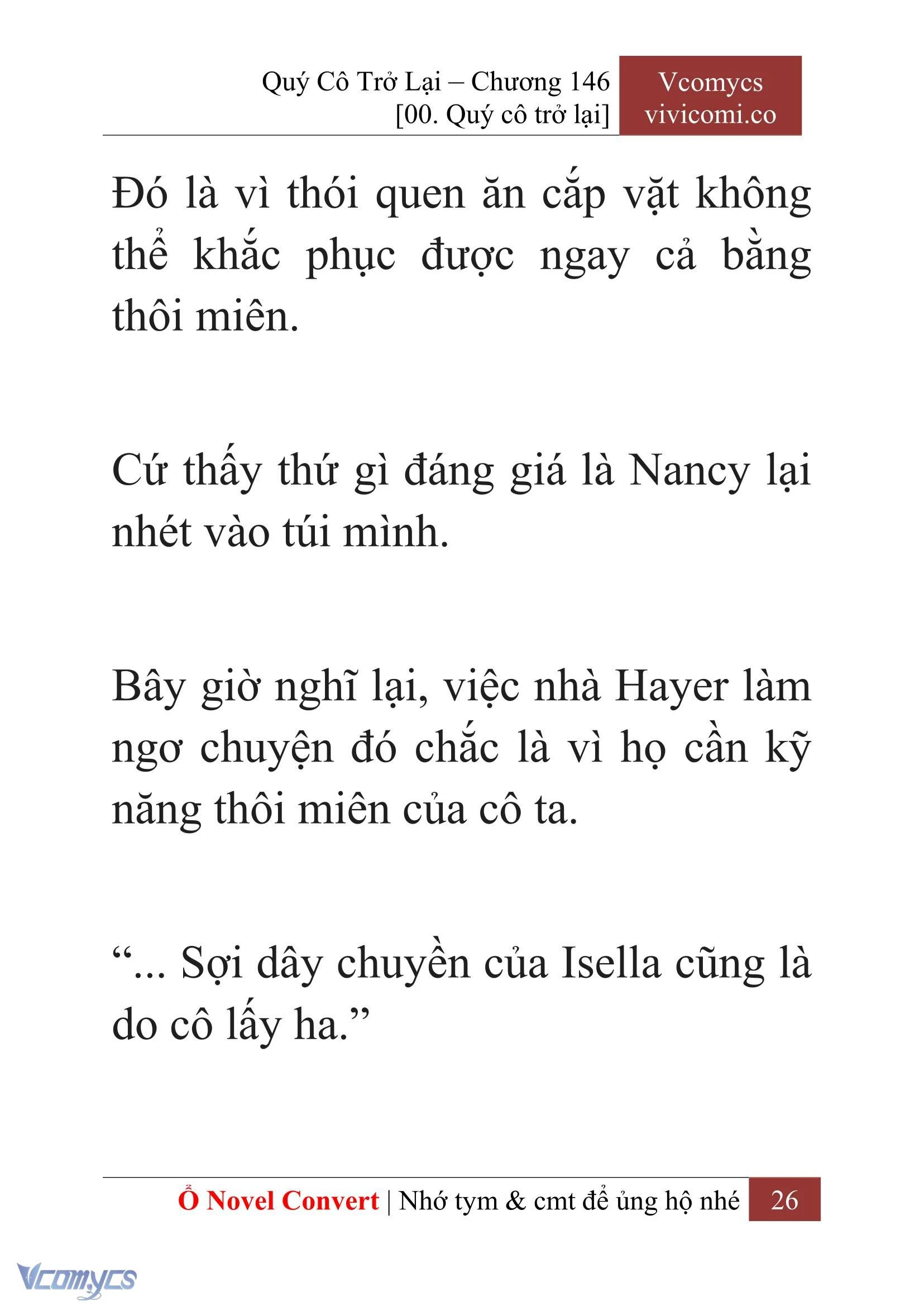 [Novel] Quý Cô Trở Lại Chapter 146 - Trang 29