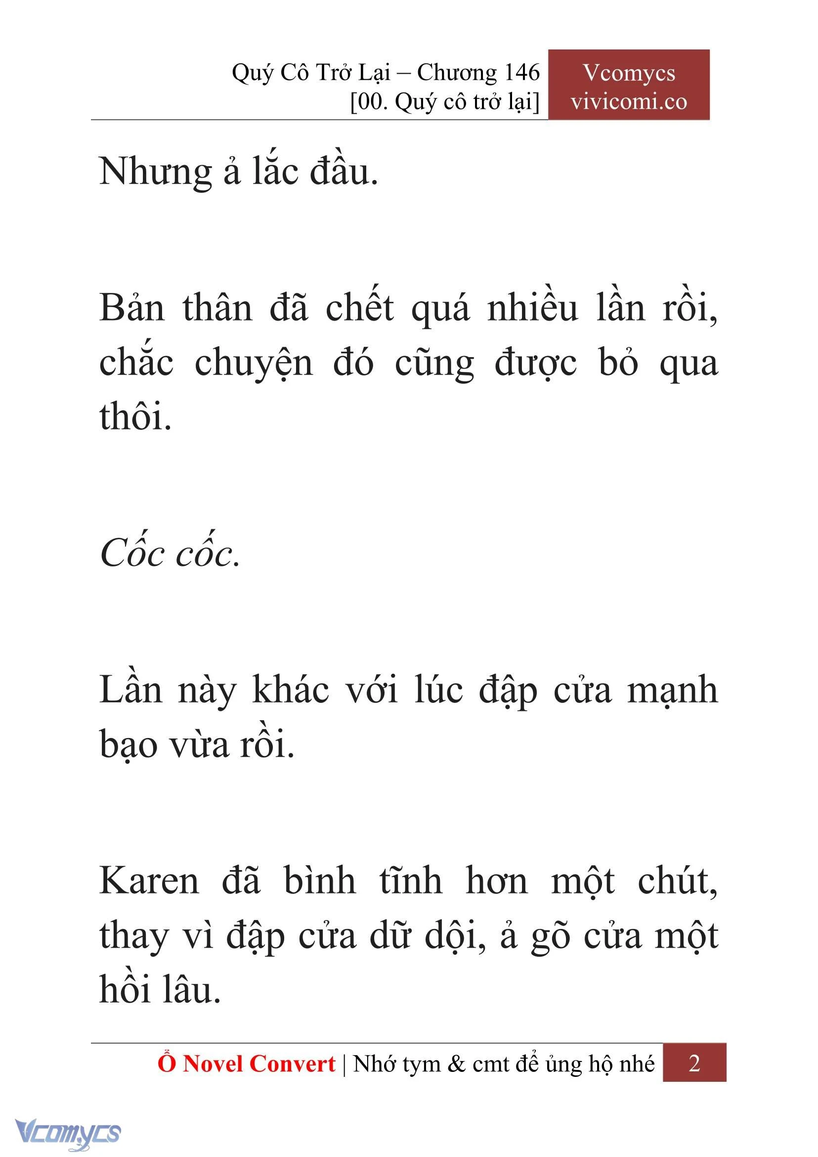 [Novel] Quý Cô Trở Lại Chapter 146 - Trang 5