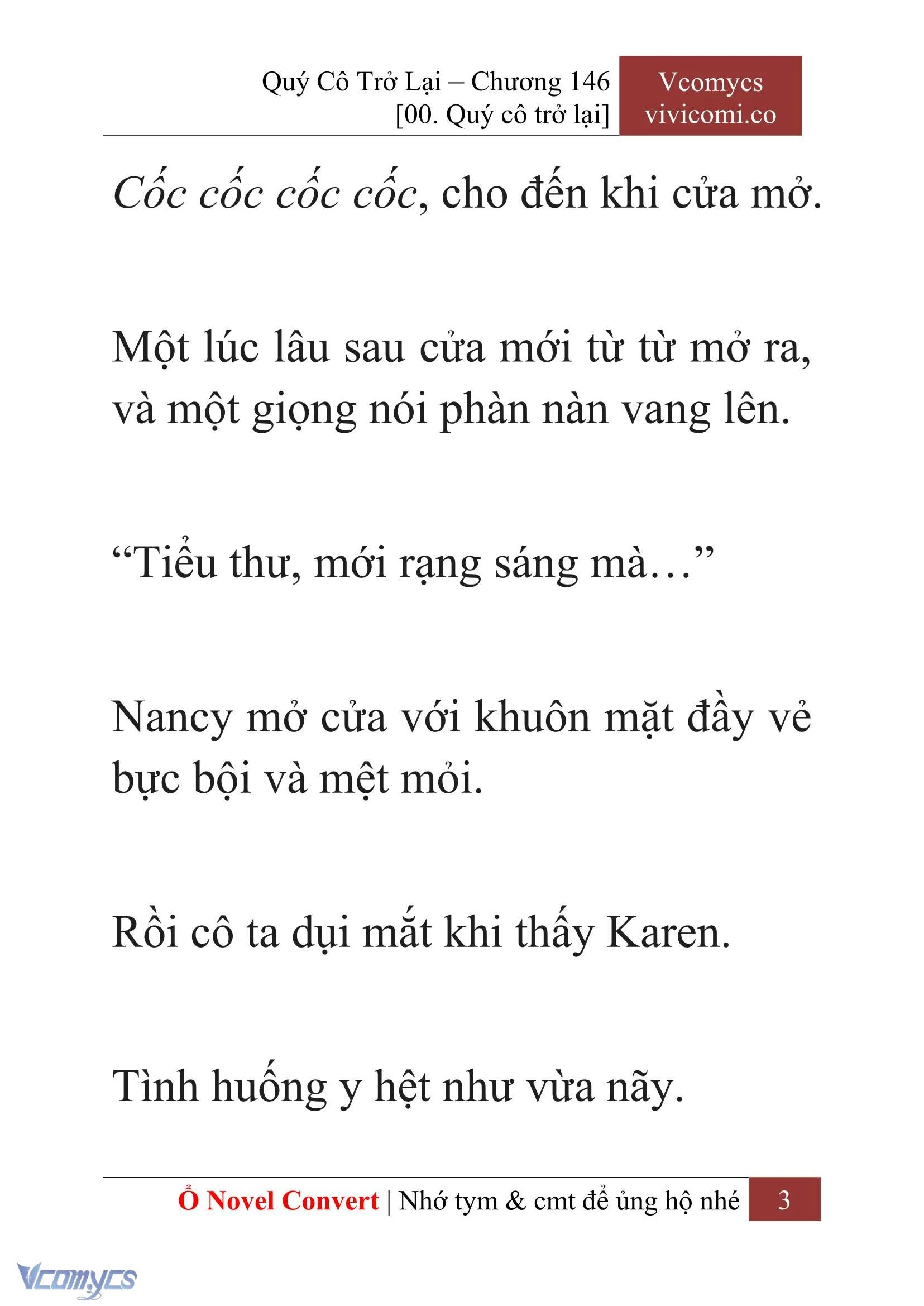 [Novel] Quý Cô Trở Lại Chapter 146 - Trang 6