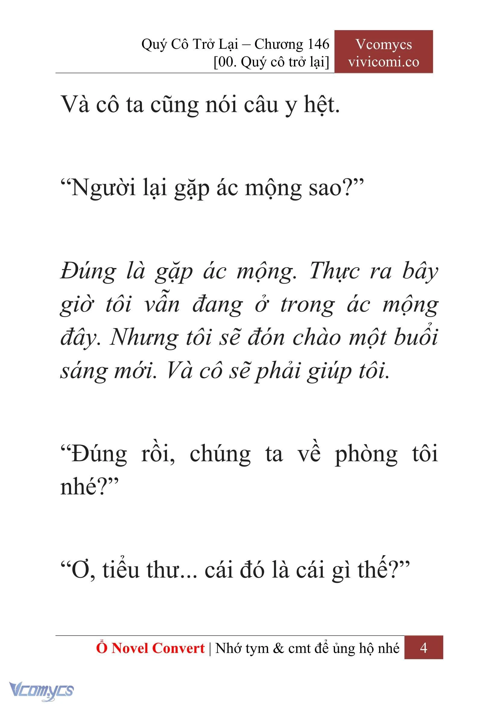[Novel] Quý Cô Trở Lại Chapter 146 - Trang 7