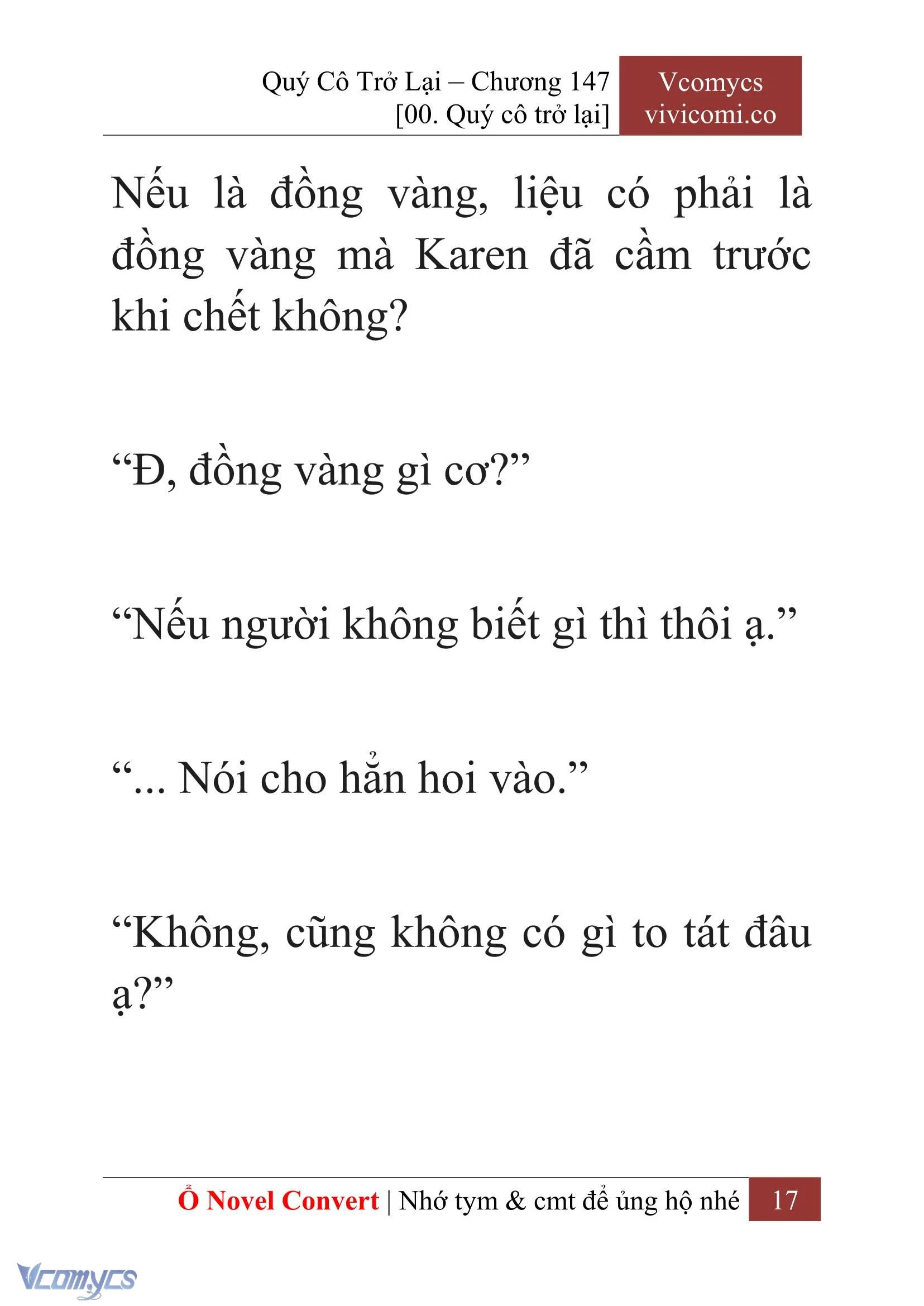 [Novel] Quý Cô Trở Lại Chapter 147 - Trang 20