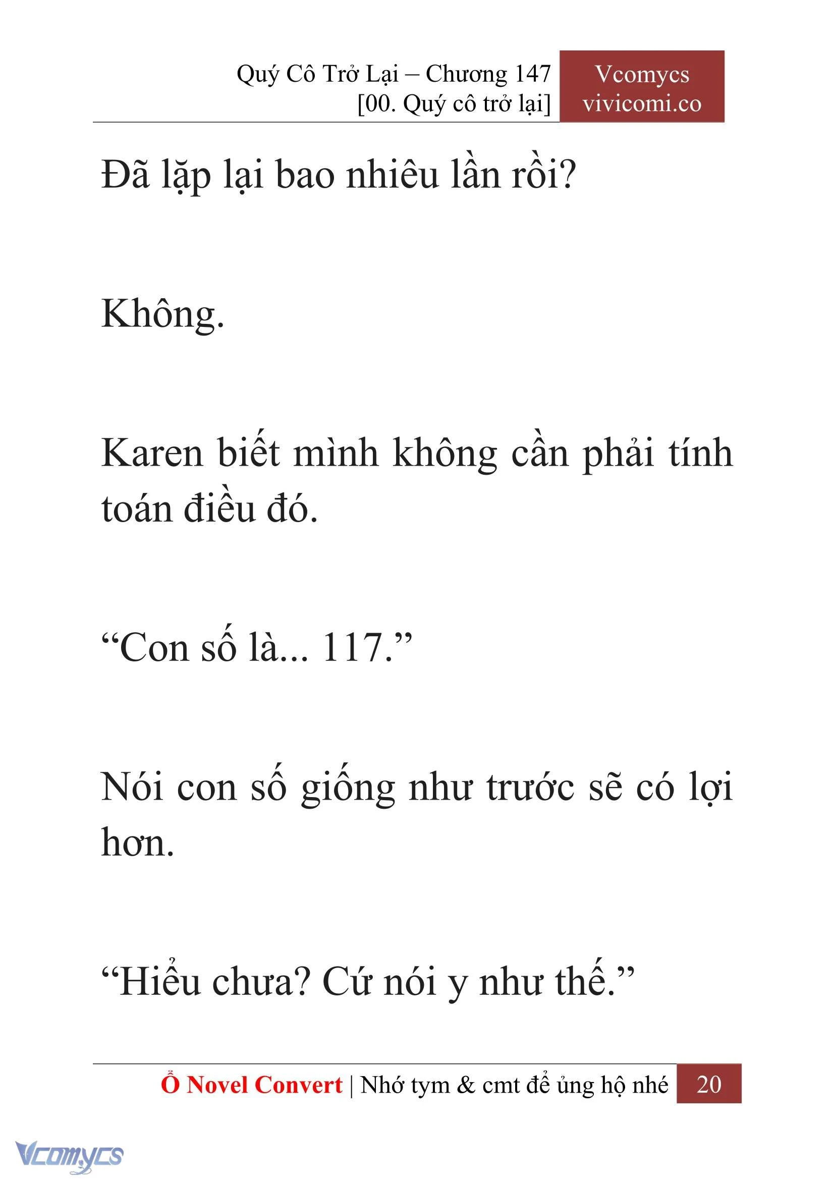 [Novel] Quý Cô Trở Lại Chapter 147 - Trang 23