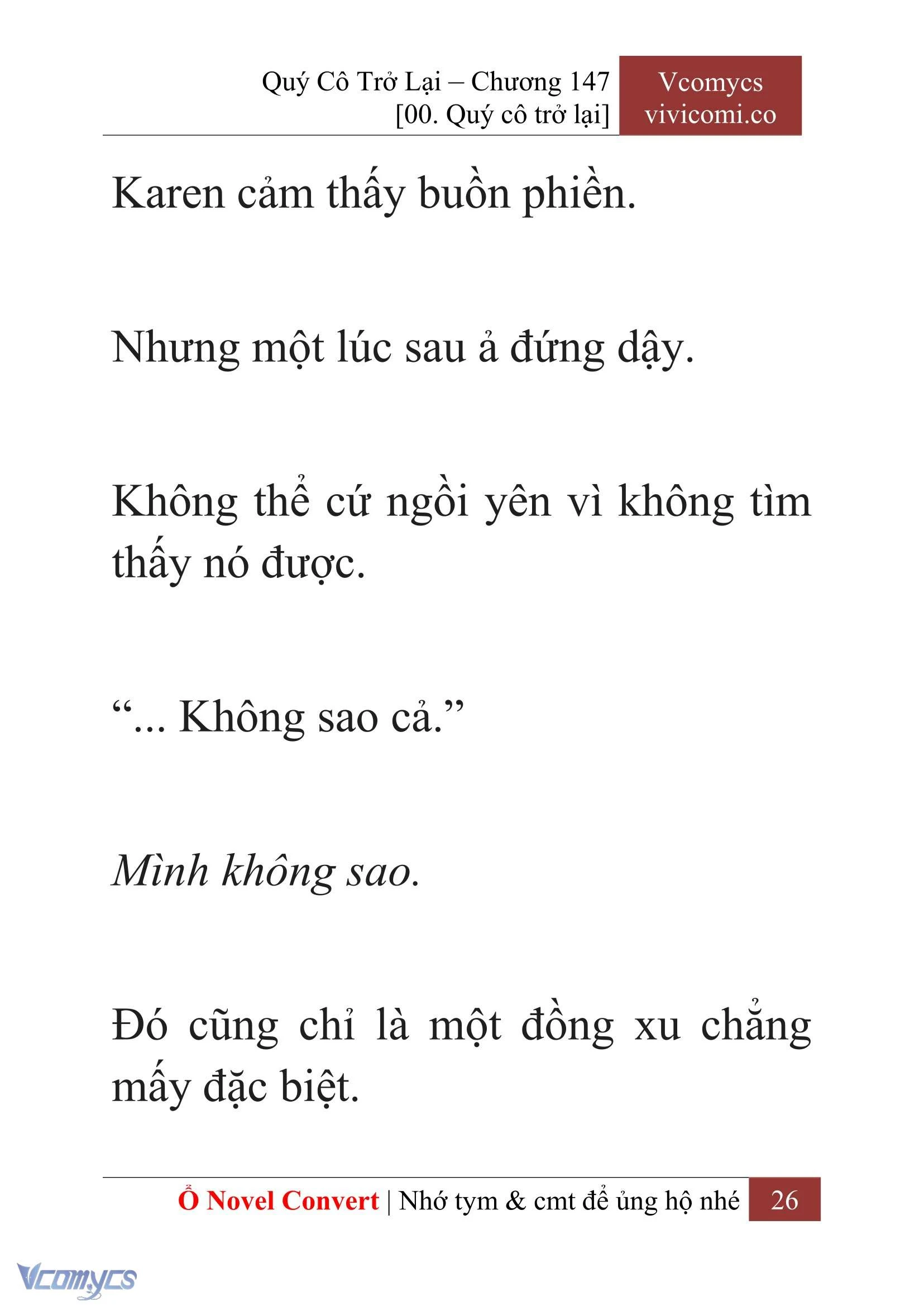 [Novel] Quý Cô Trở Lại Chapter 147 - Trang 29