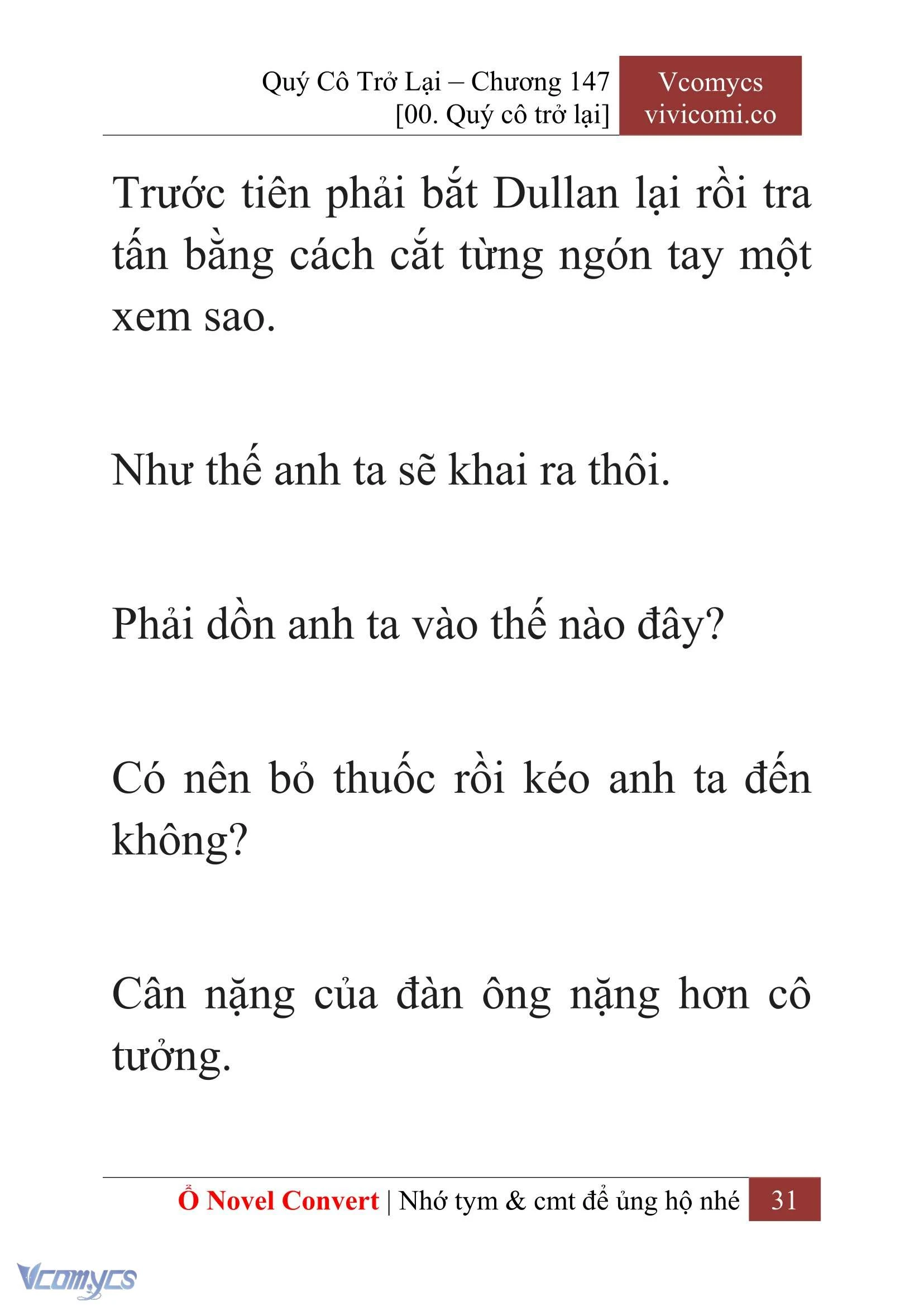 [Novel] Quý Cô Trở Lại Chapter 147 - Trang 34