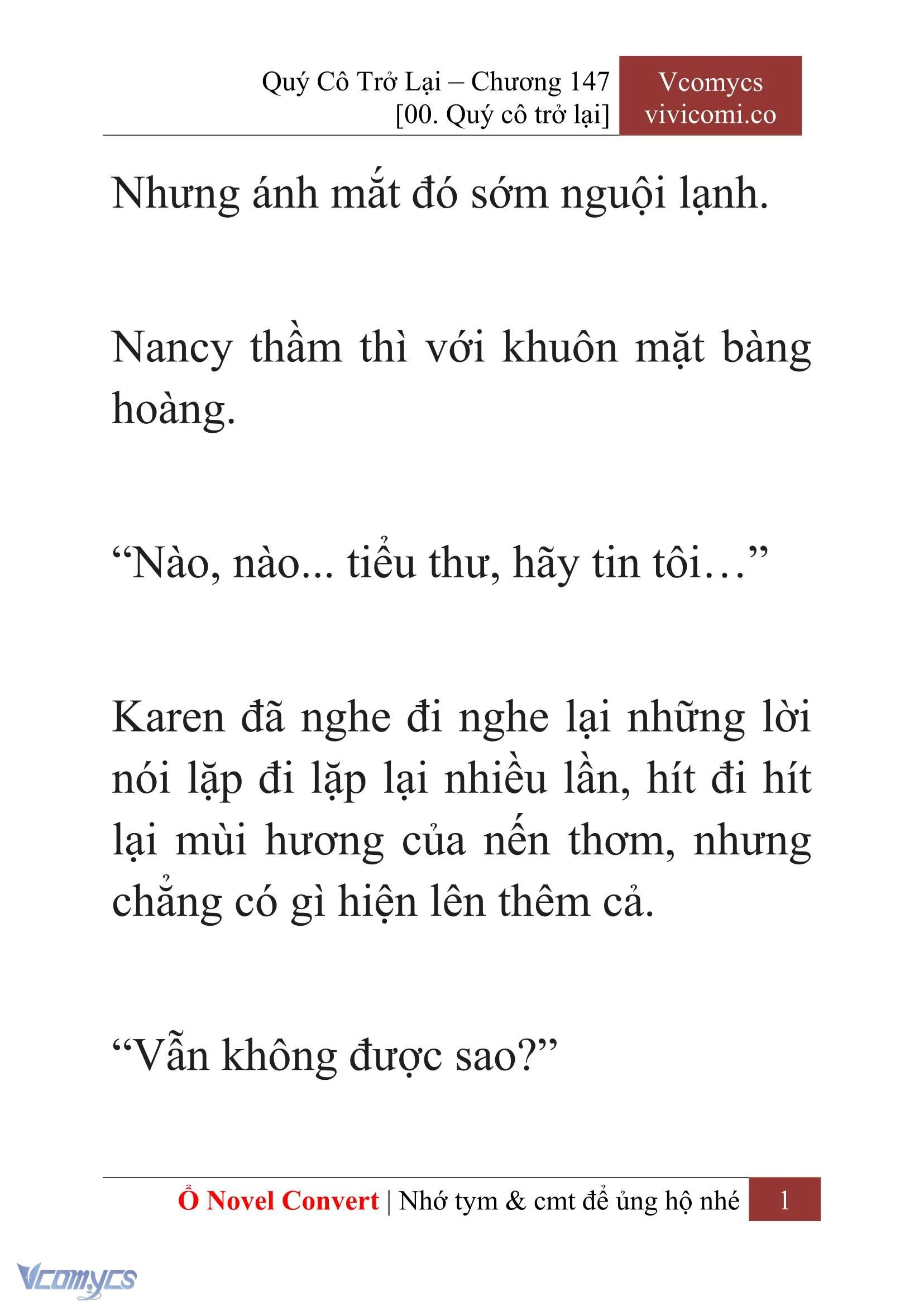 [Novel] Quý Cô Trở Lại Chapter 147 - Trang 4