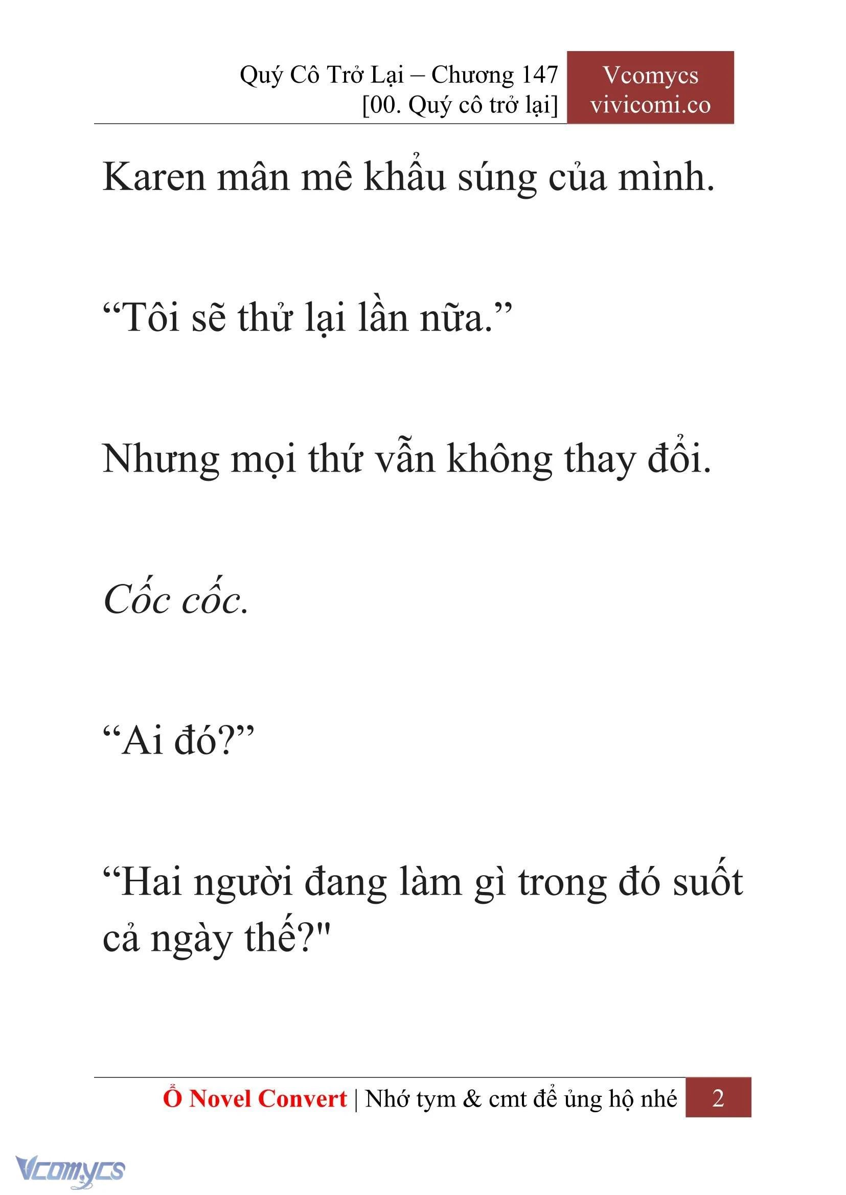 [Novel] Quý Cô Trở Lại Chapter 147 - Trang 5