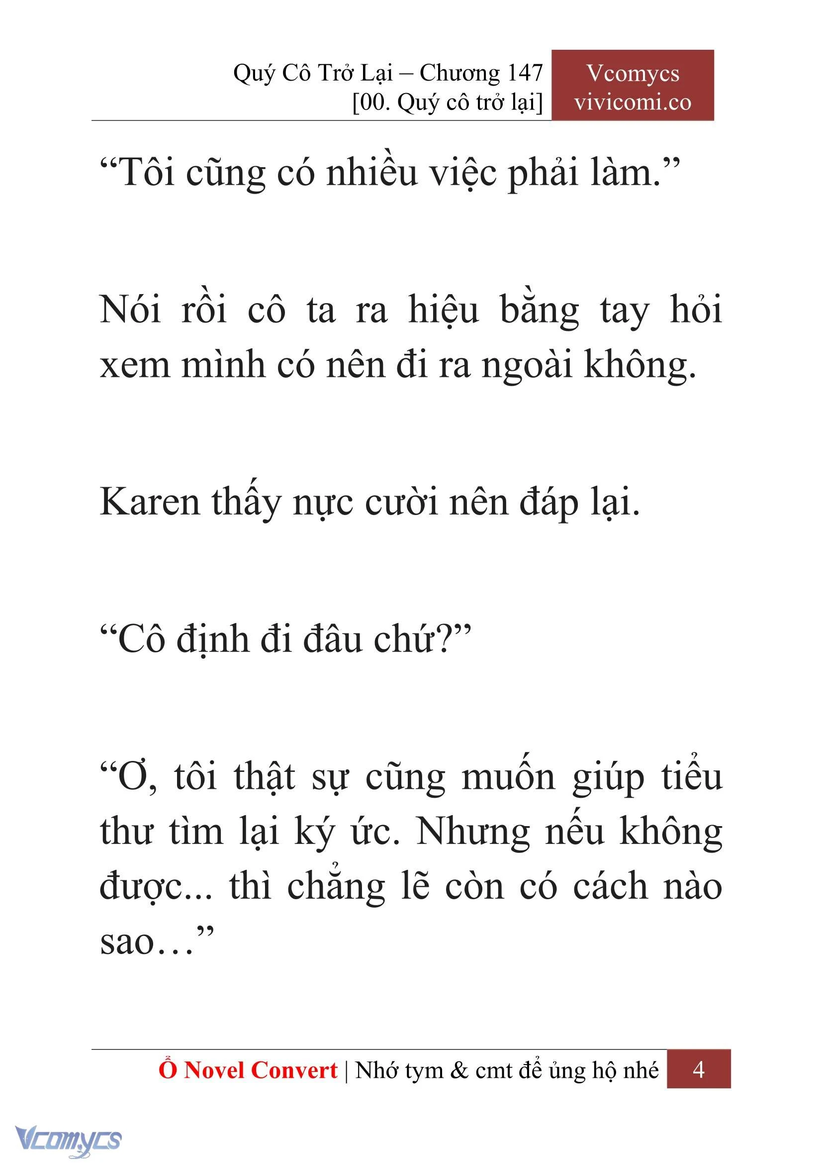 [Novel] Quý Cô Trở Lại Chapter 147 - Trang 7