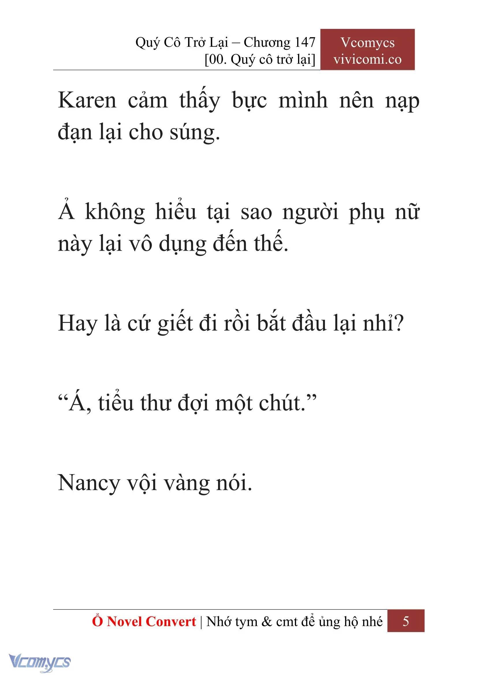 [Novel] Quý Cô Trở Lại Chapter 147 - Trang 8