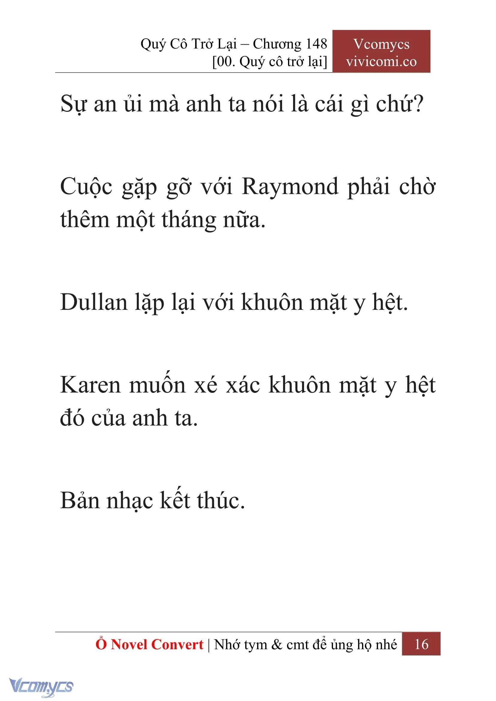 [Novel] Quý Cô Trở Lại Chapter 148 - Trang 19