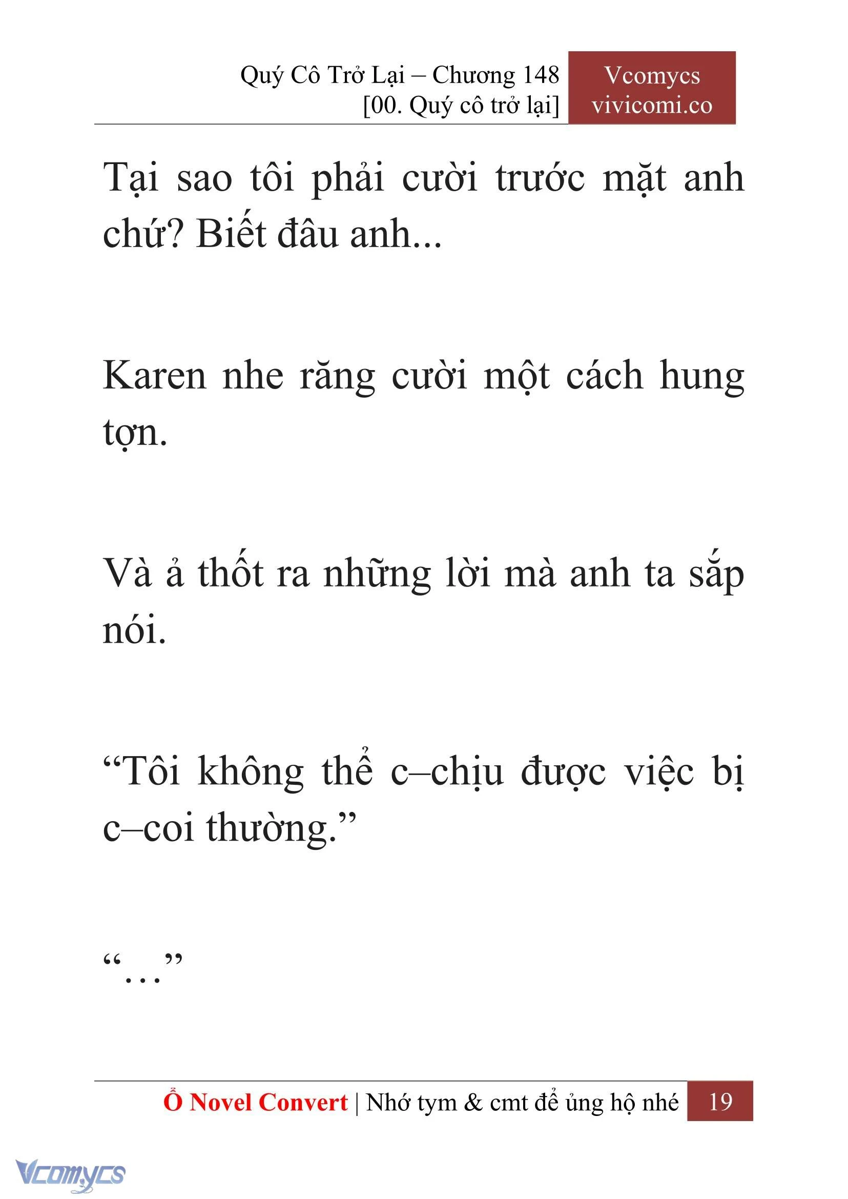 [Novel] Quý Cô Trở Lại Chapter 148 - Trang 22