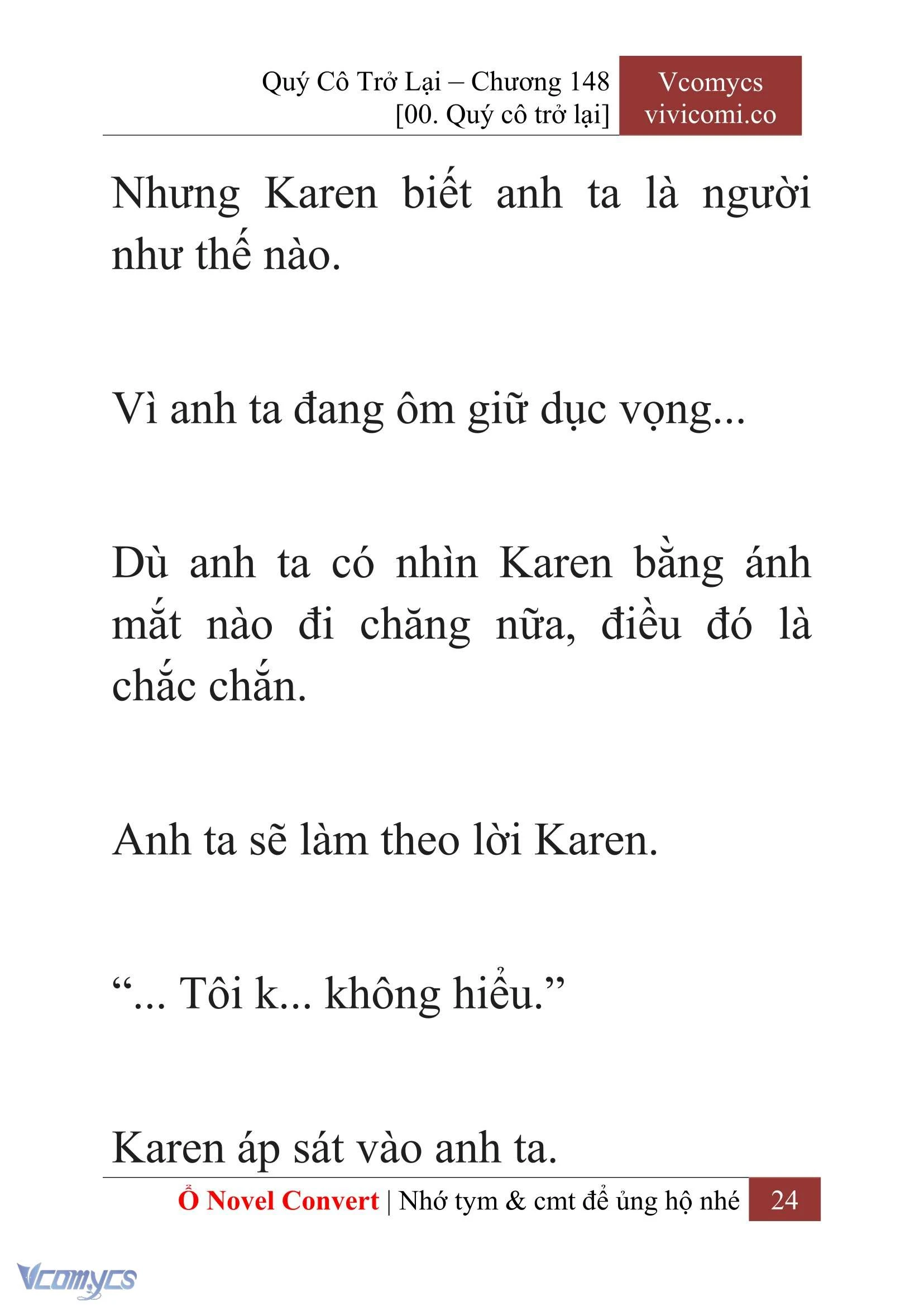[Novel] Quý Cô Trở Lại Chapter 148 - Trang 27