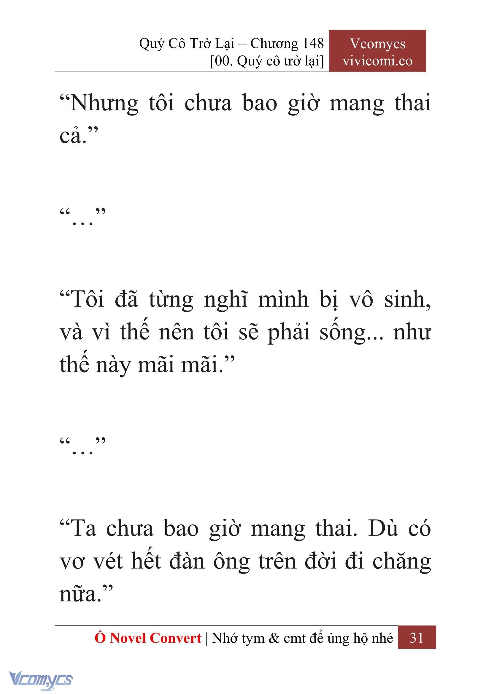 [Novel] Quý Cô Trở Lại Chapter 148 - Trang 34
