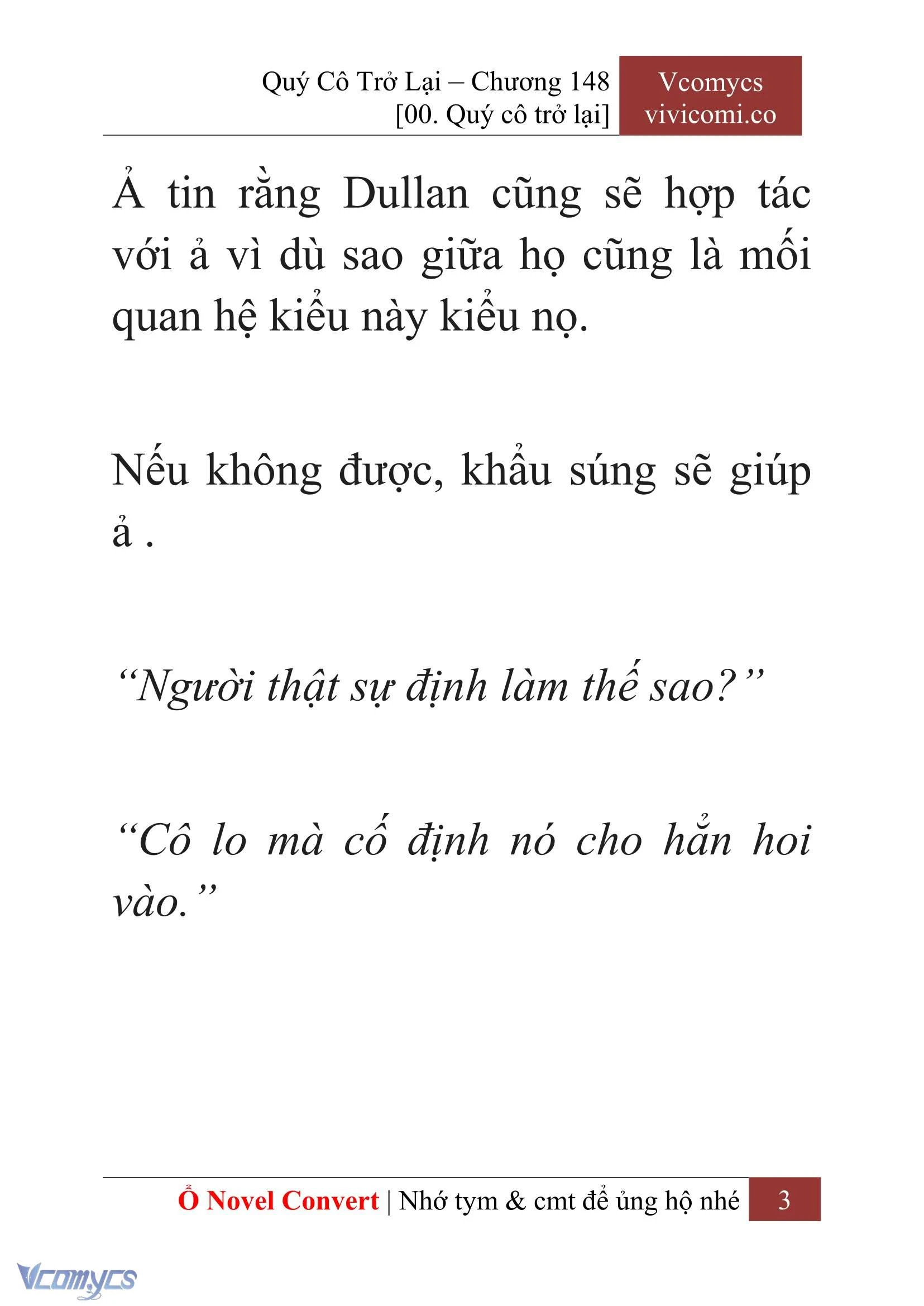 [Novel] Quý Cô Trở Lại Chapter 148 - Trang 6