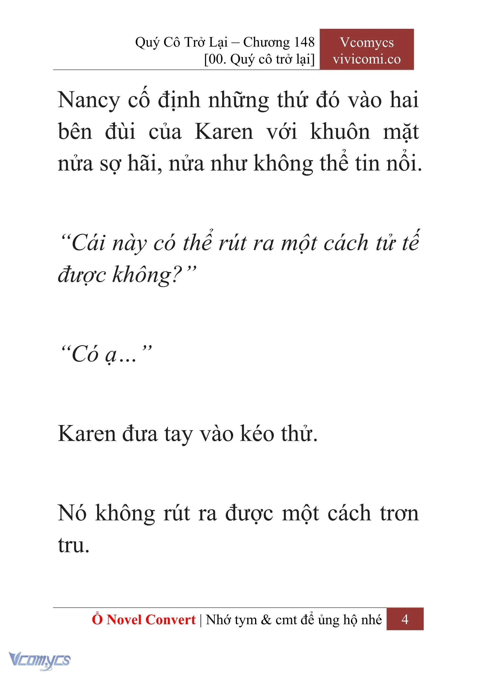 [Novel] Quý Cô Trở Lại Chapter 148 - Trang 7