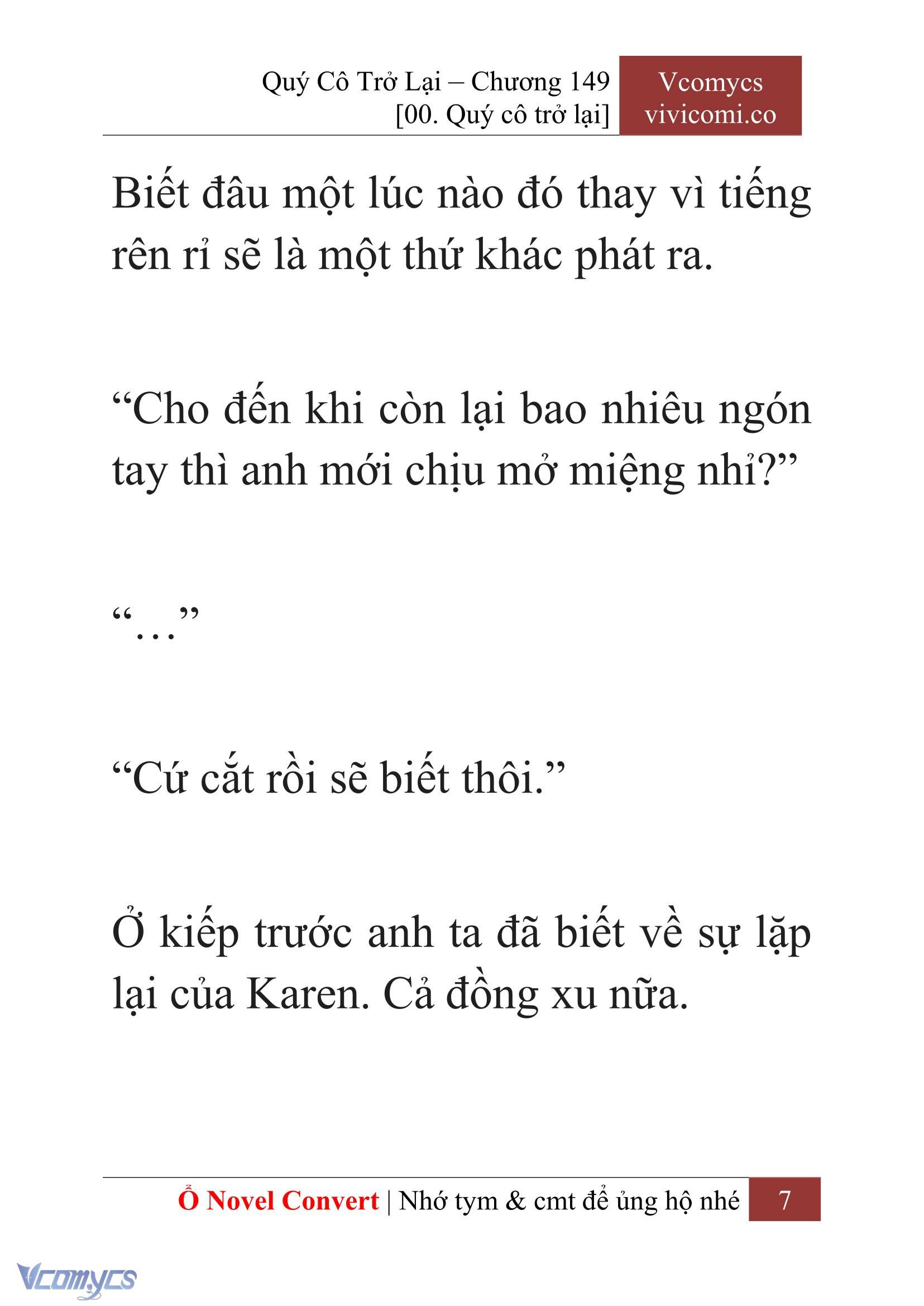 [Novel] Quý Cô Trở Lại Chapter 149 - Trang 10