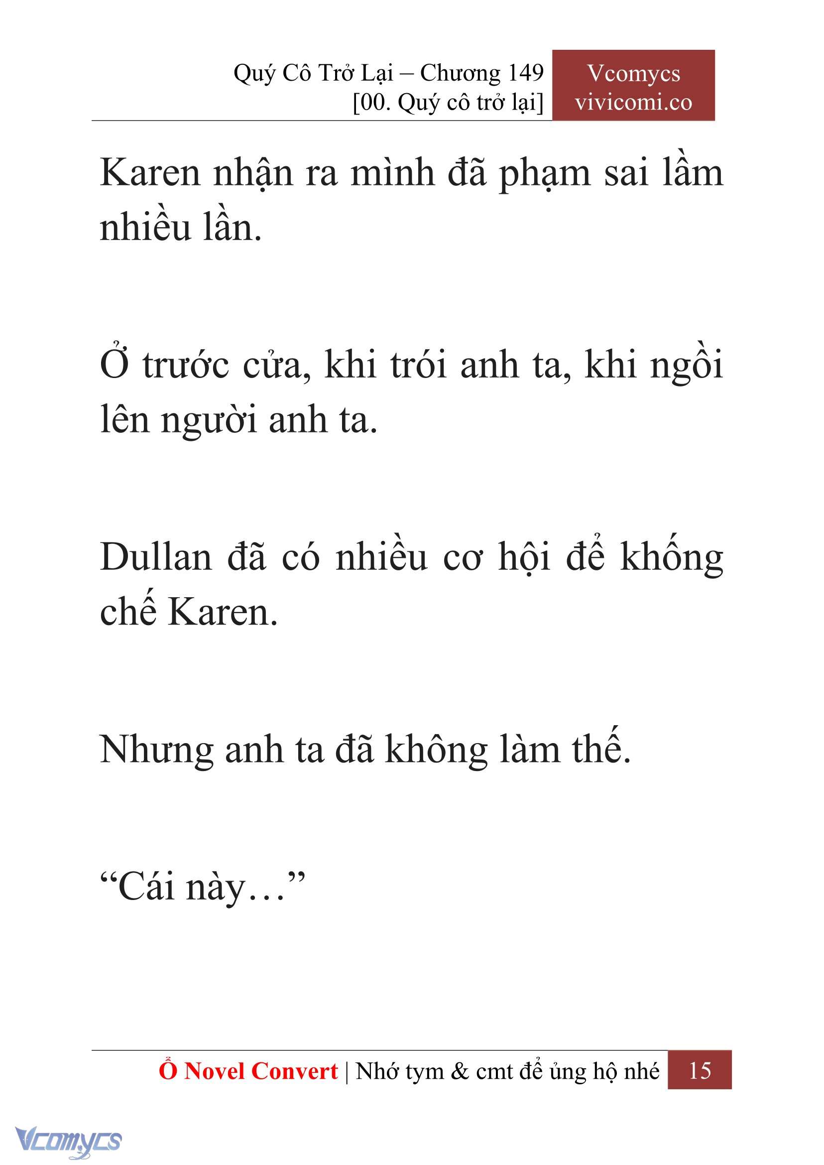 [Novel] Quý Cô Trở Lại Chapter 149 - Trang 18