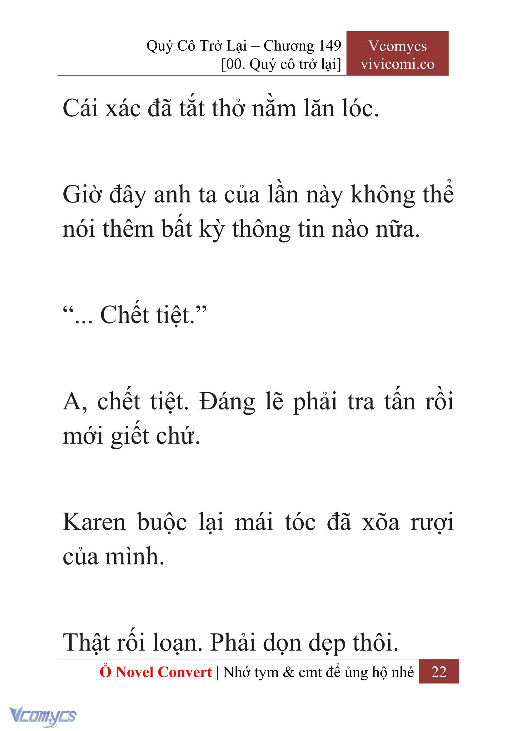[Novel] Quý Cô Trở Lại Chapter 149 - Trang 25