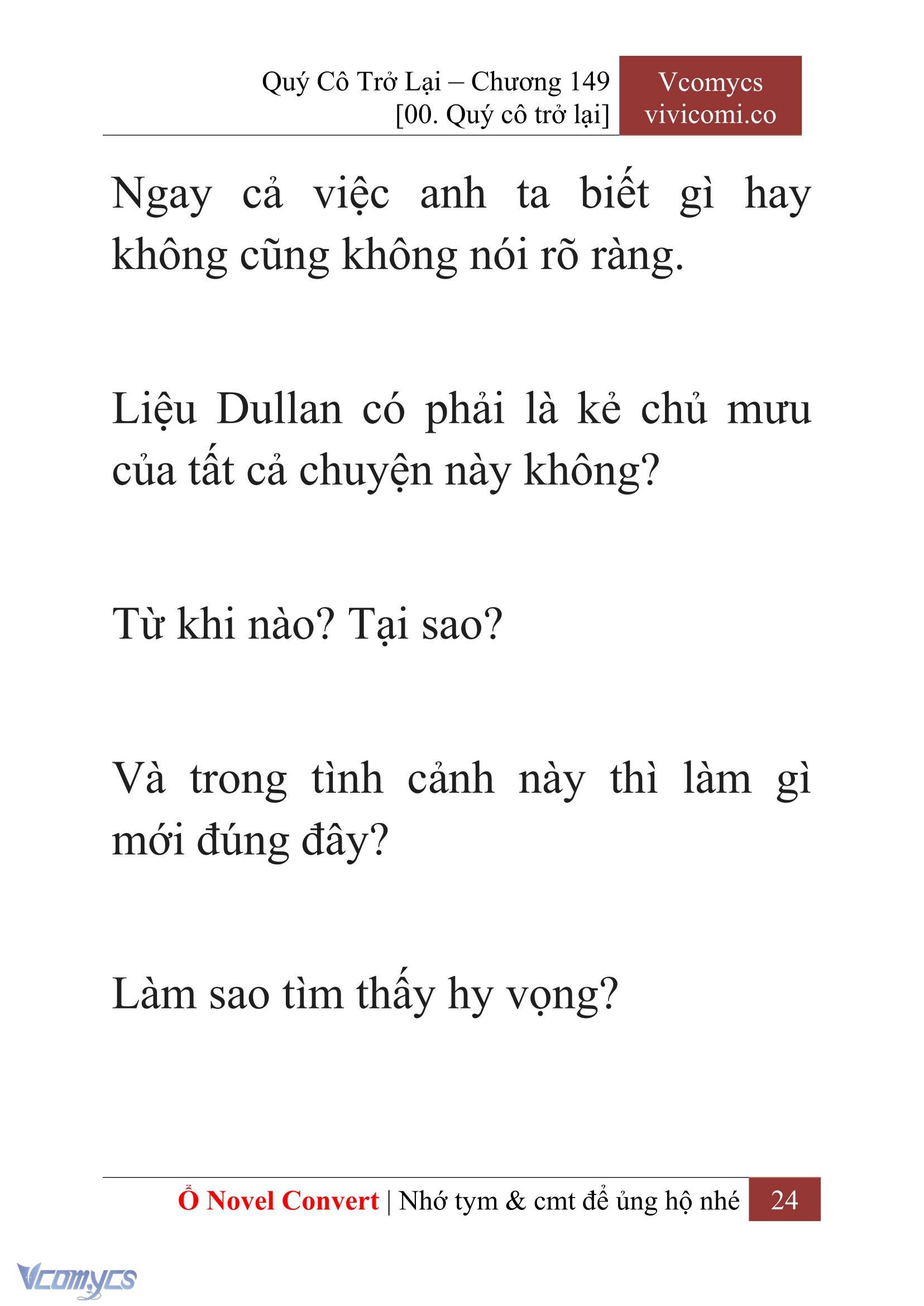 [Novel] Quý Cô Trở Lại Chapter 149 - Trang 27
