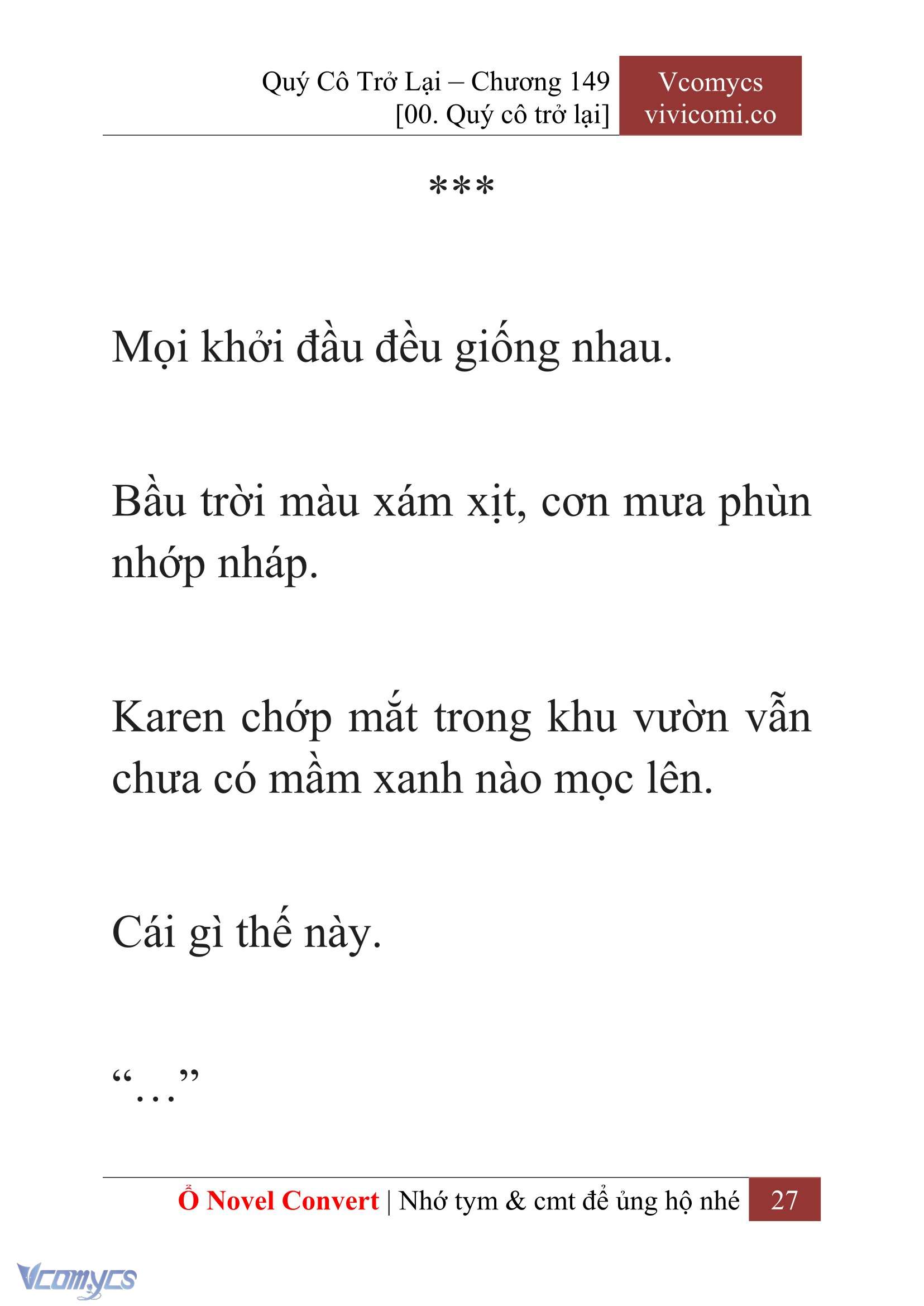 [Novel] Quý Cô Trở Lại Chapter 149 - Trang 30