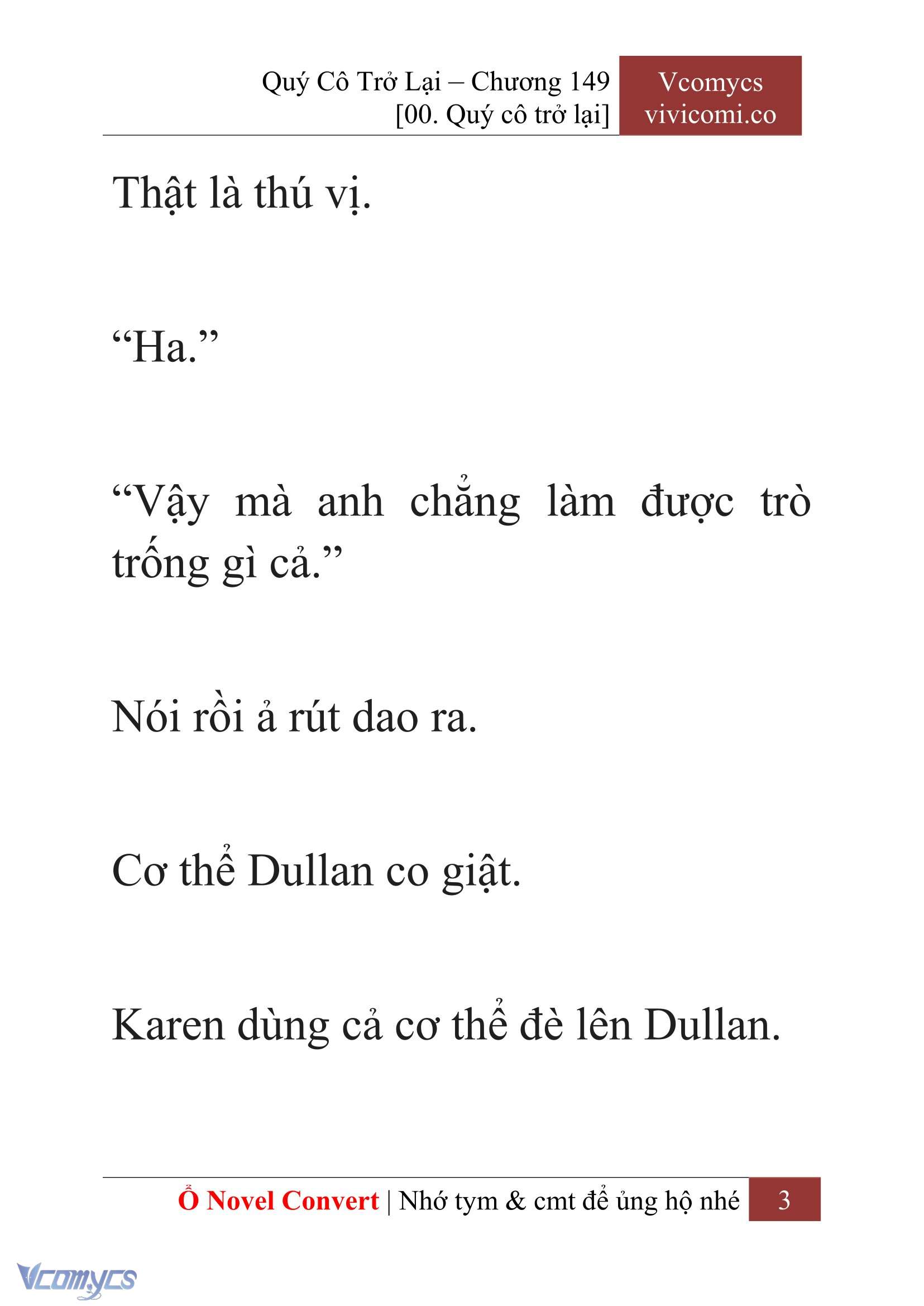 [Novel] Quý Cô Trở Lại Chapter 149 - Trang 6