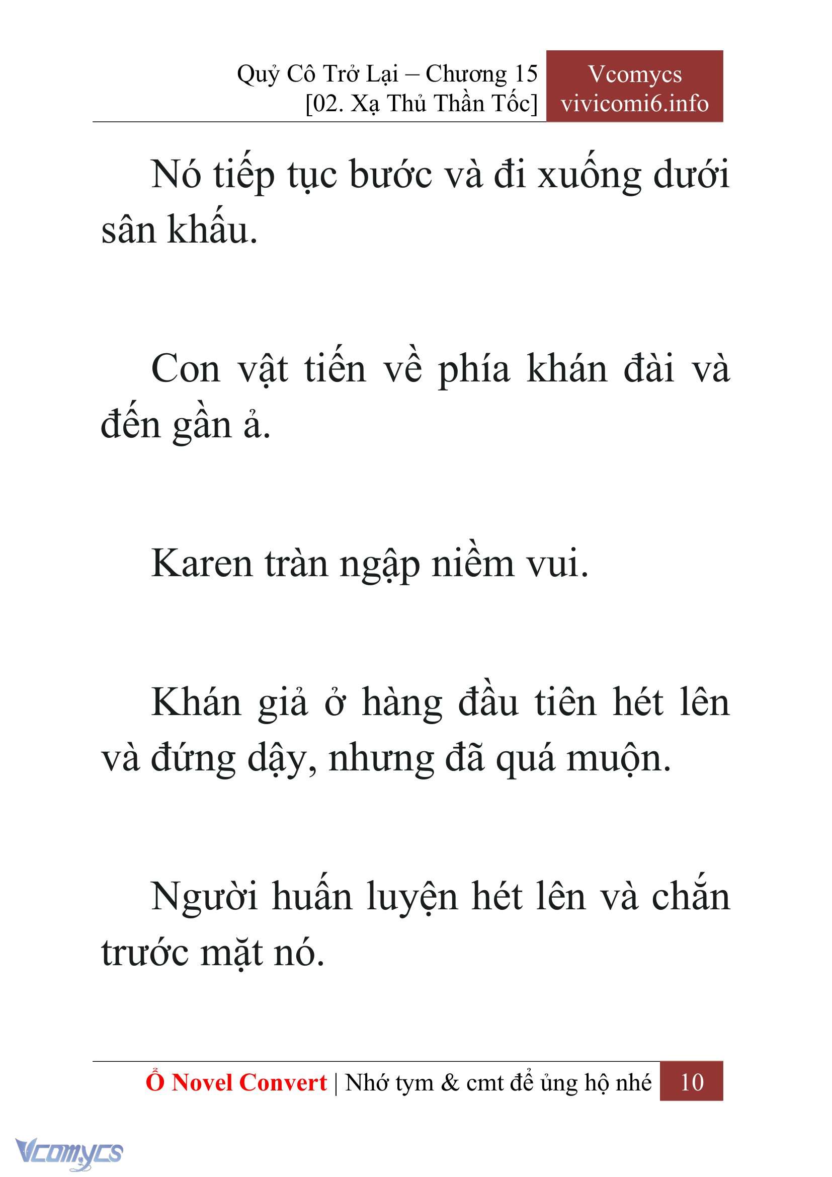 [Novel] Quý Cô Trở Lại Chapter 15 - Trang 13