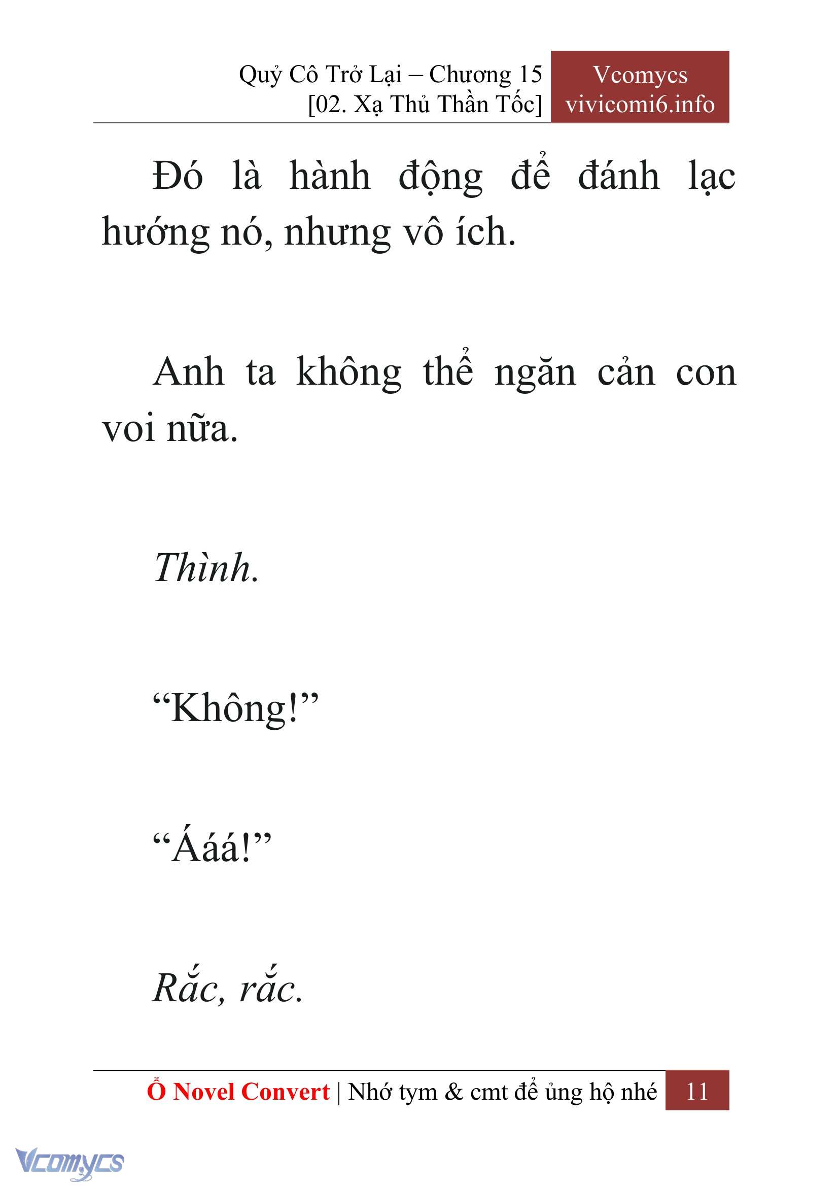 [Novel] Quý Cô Trở Lại Chapter 15 - Trang 14