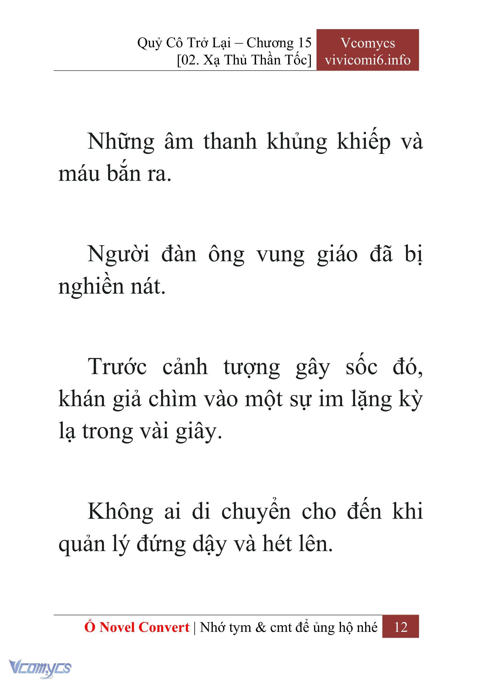 [Novel] Quý Cô Trở Lại Chapter 15 - Trang 15