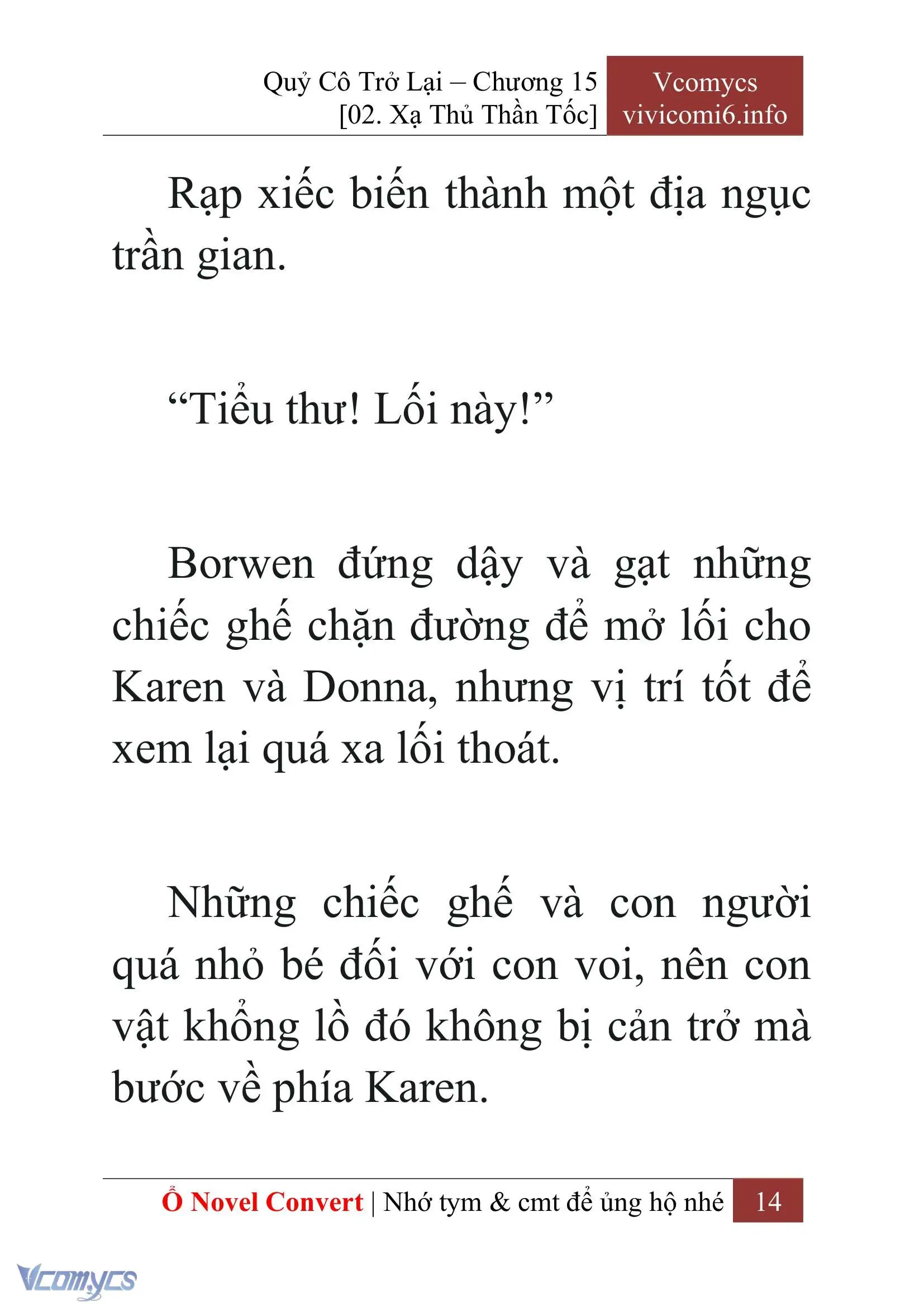 [Novel] Quý Cô Trở Lại Chapter 15 - Trang 17