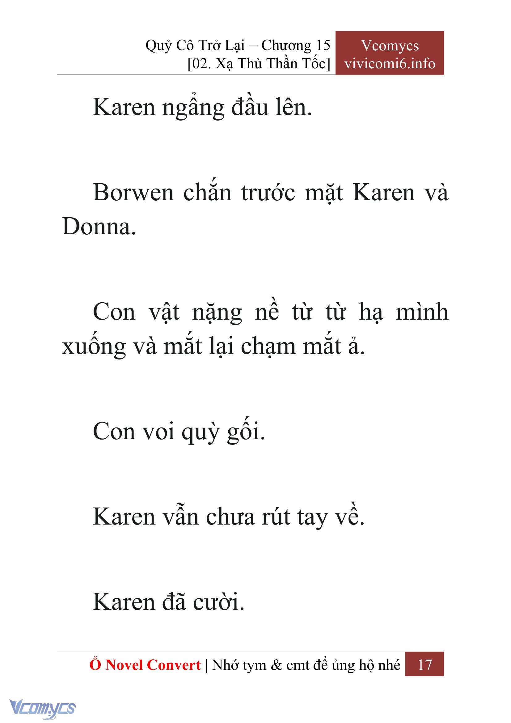 [Novel] Quý Cô Trở Lại Chapter 15 - Trang 20