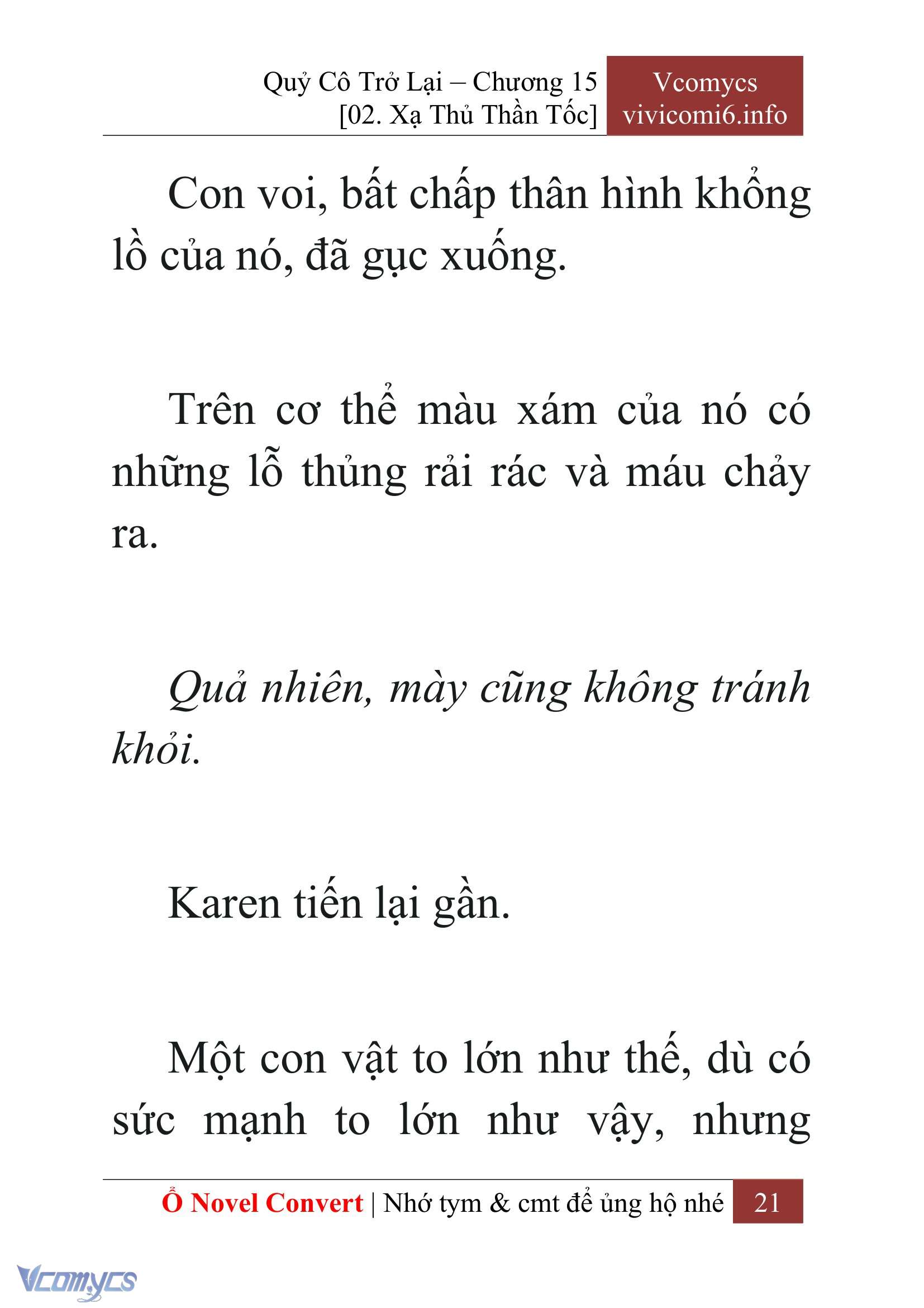 [Novel] Quý Cô Trở Lại Chapter 15 - Trang 24