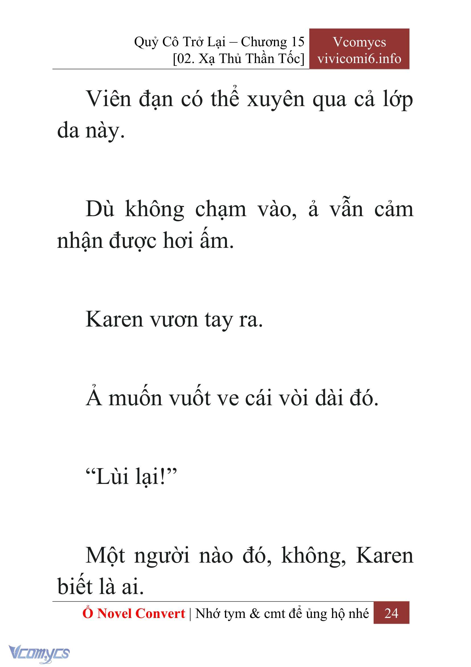 [Novel] Quý Cô Trở Lại Chapter 15 - Trang 27