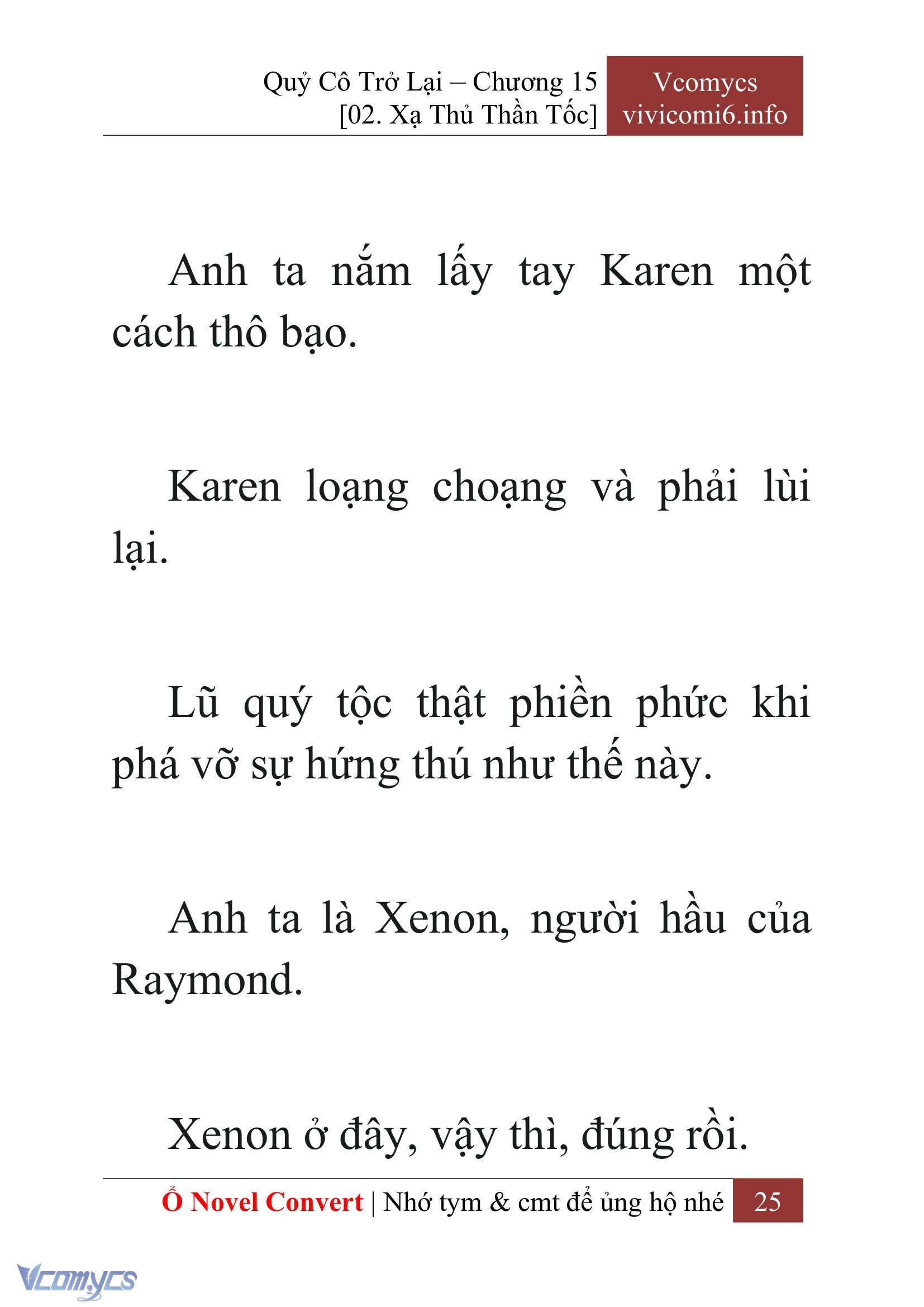 [Novel] Quý Cô Trở Lại Chapter 15 - Trang 28