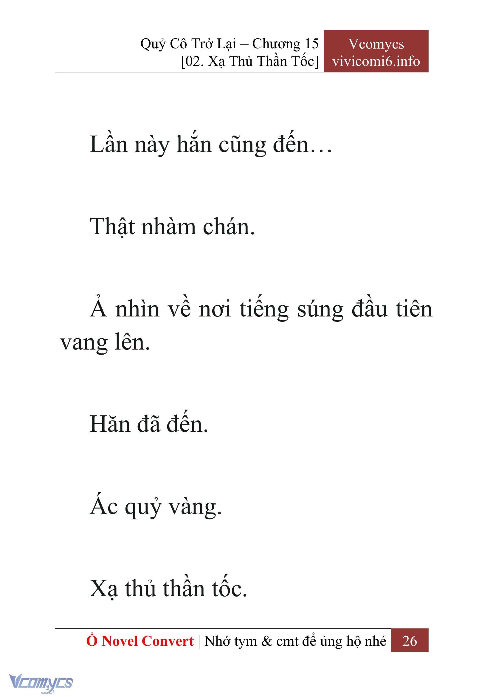 [Novel] Quý Cô Trở Lại Chapter 15 - Trang 29
