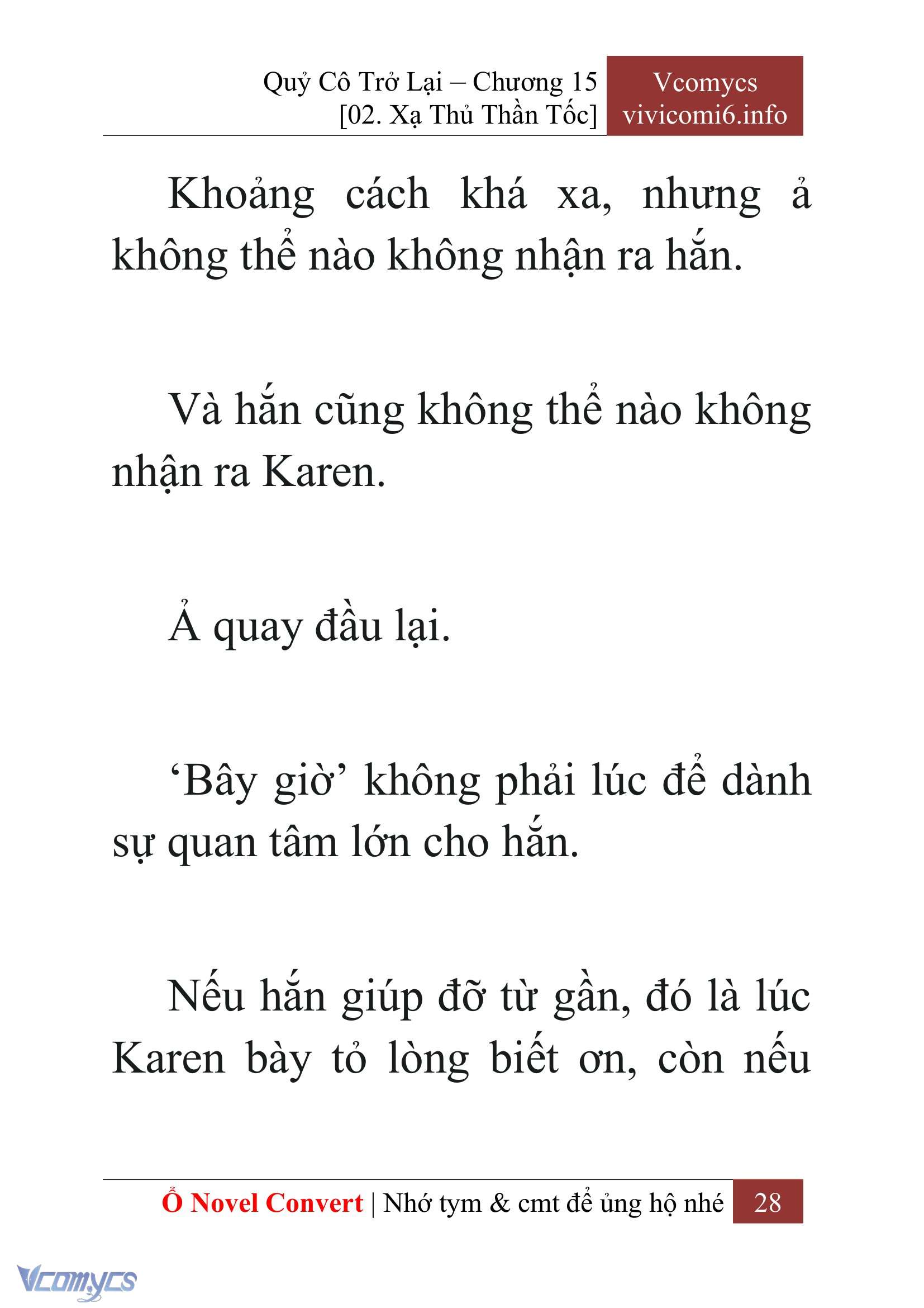 [Novel] Quý Cô Trở Lại Chapter 15 - Trang 31