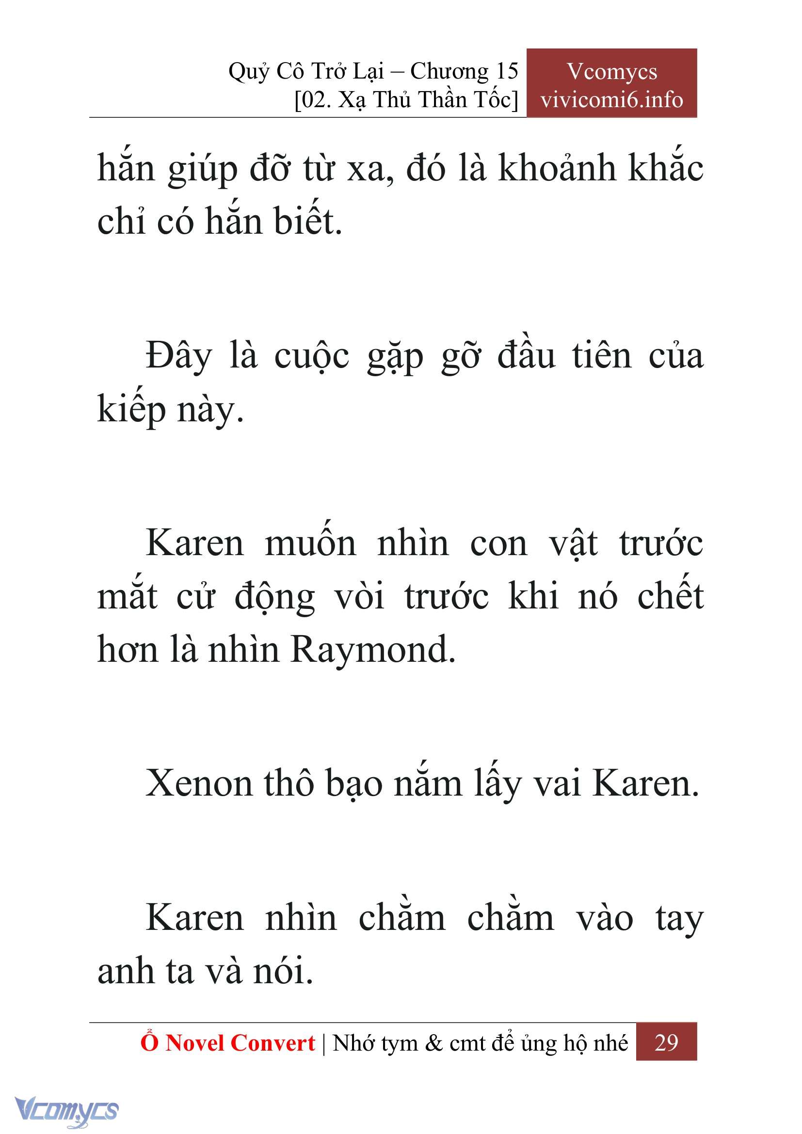 [Novel] Quý Cô Trở Lại Chapter 15 - Trang 32