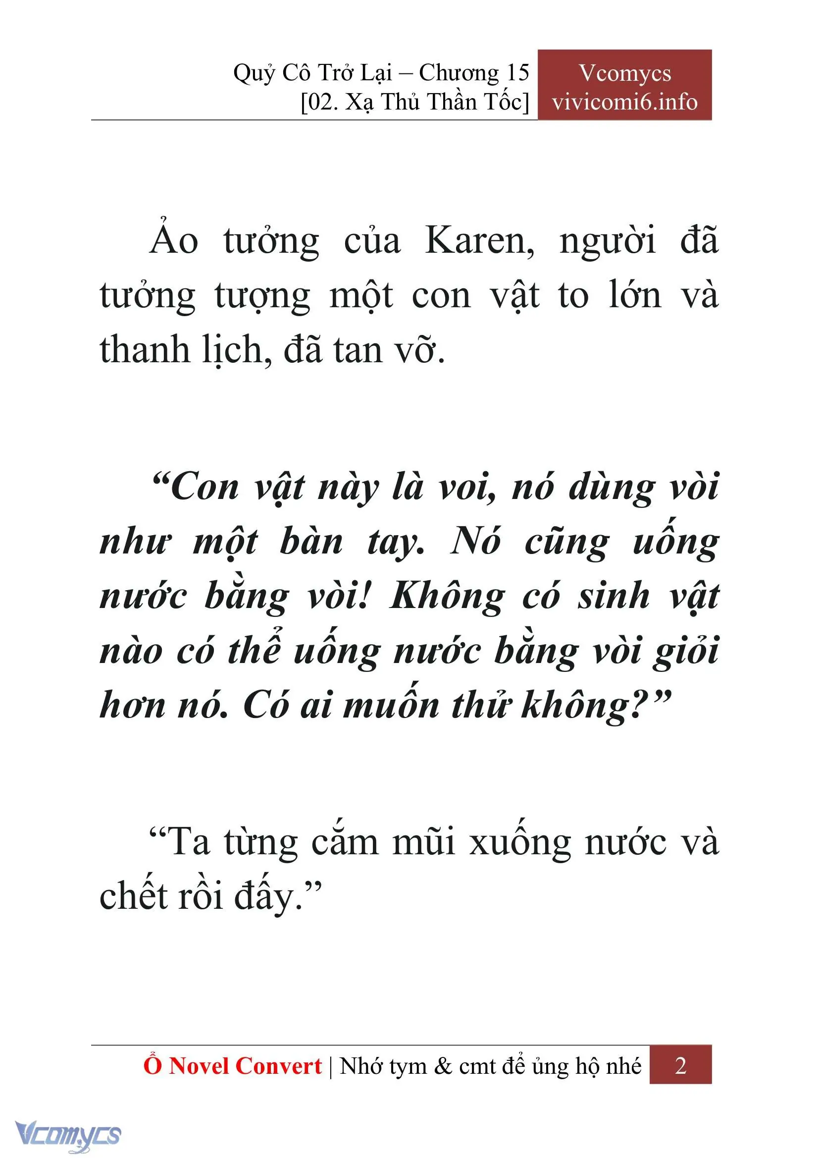 [Novel] Quý Cô Trở Lại Chapter 15 - Trang 5
