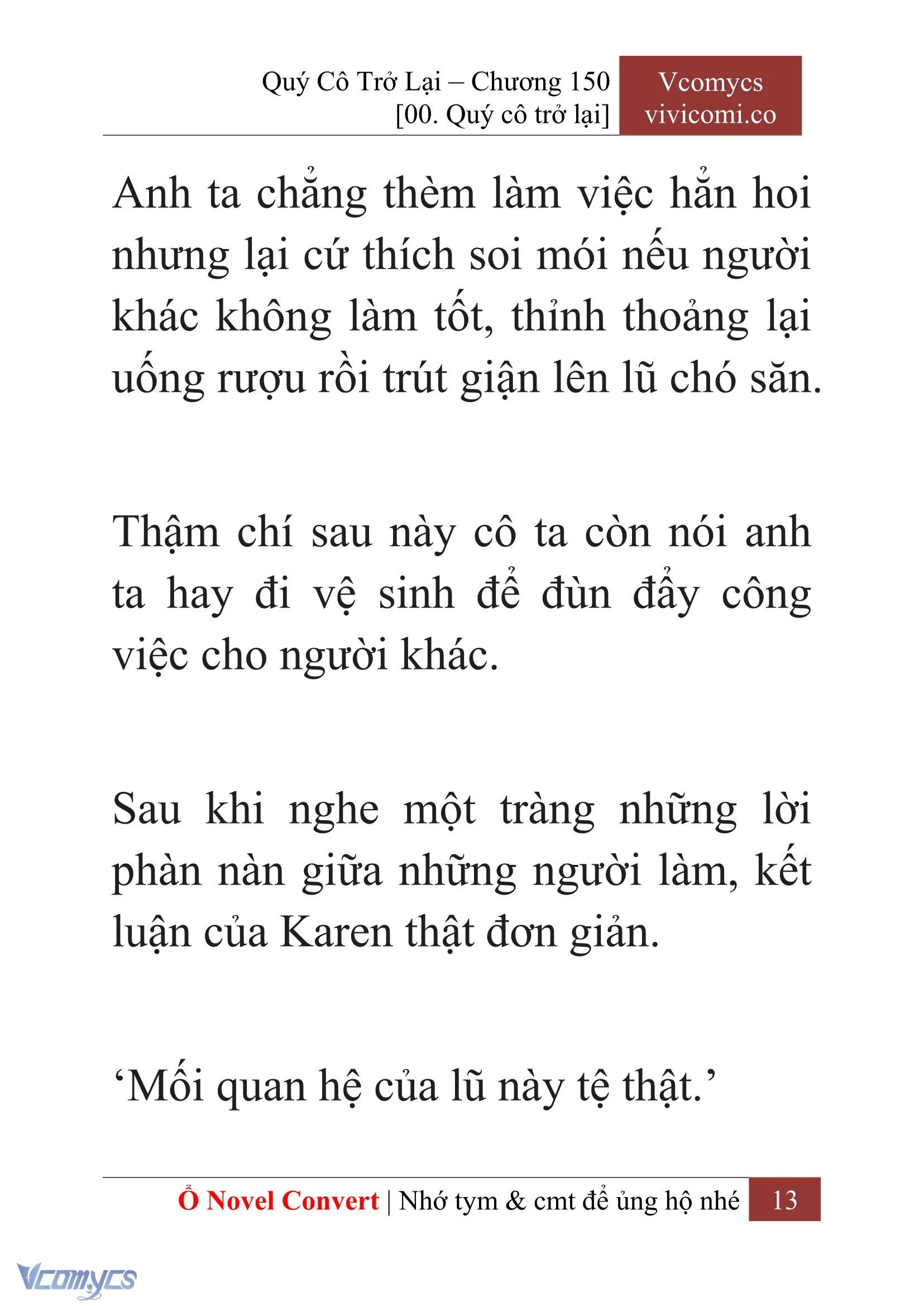 [Novel] Quý Cô Trở Lại Chapter 150 - Trang 16