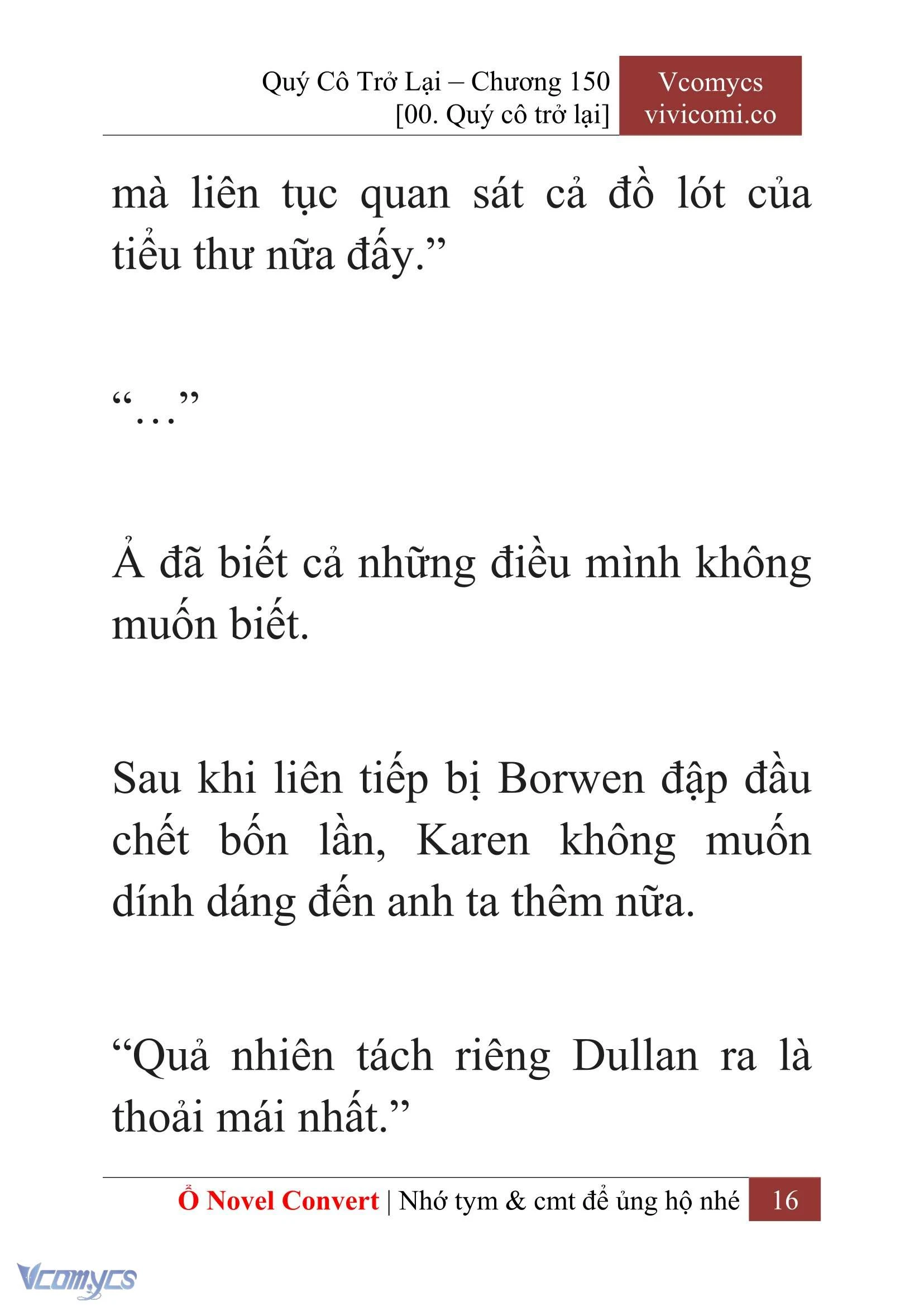 [Novel] Quý Cô Trở Lại Chapter 150 - Trang 19