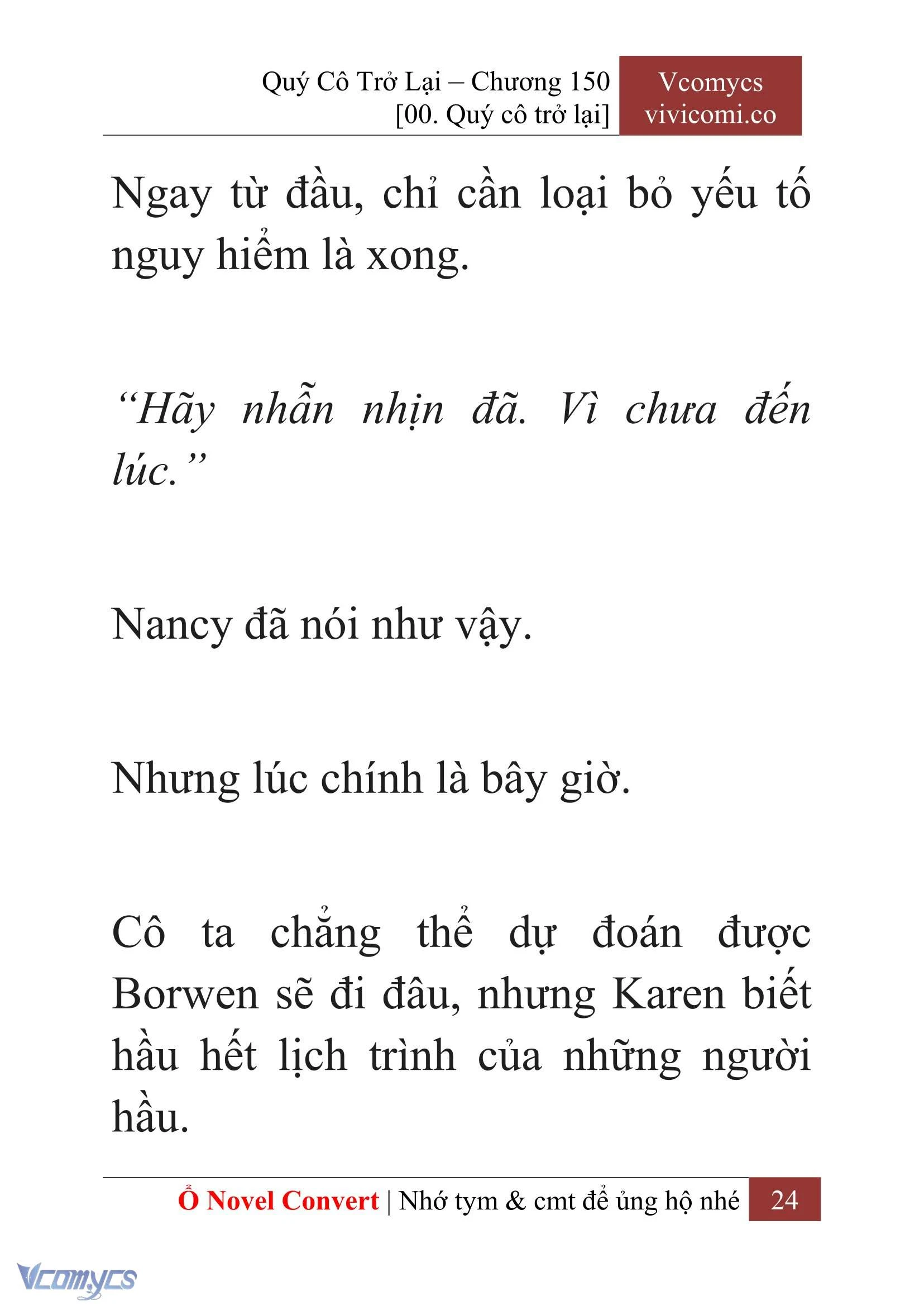 [Novel] Quý Cô Trở Lại Chapter 150 - Trang 27