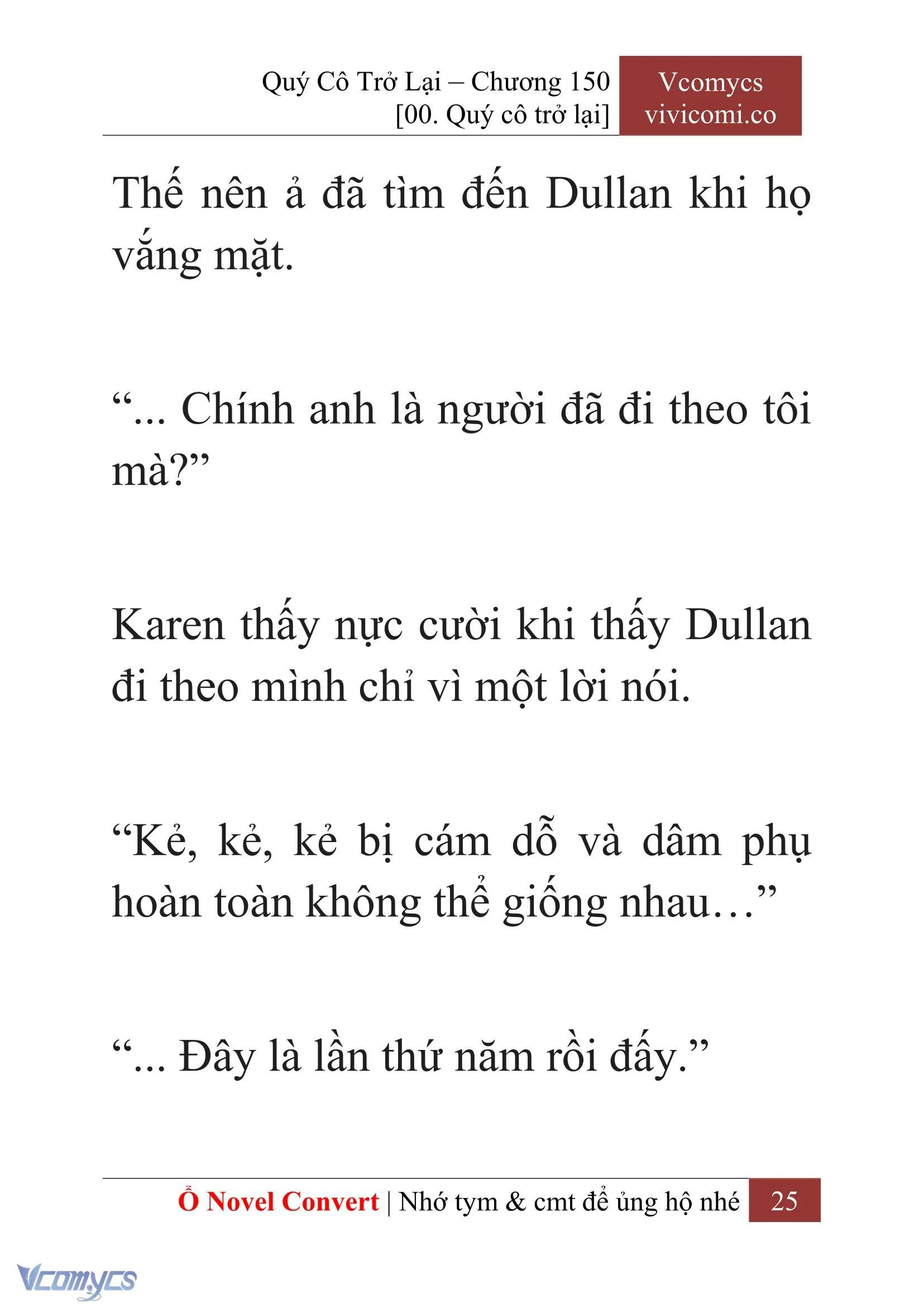 [Novel] Quý Cô Trở Lại Chapter 150 - Trang 28
