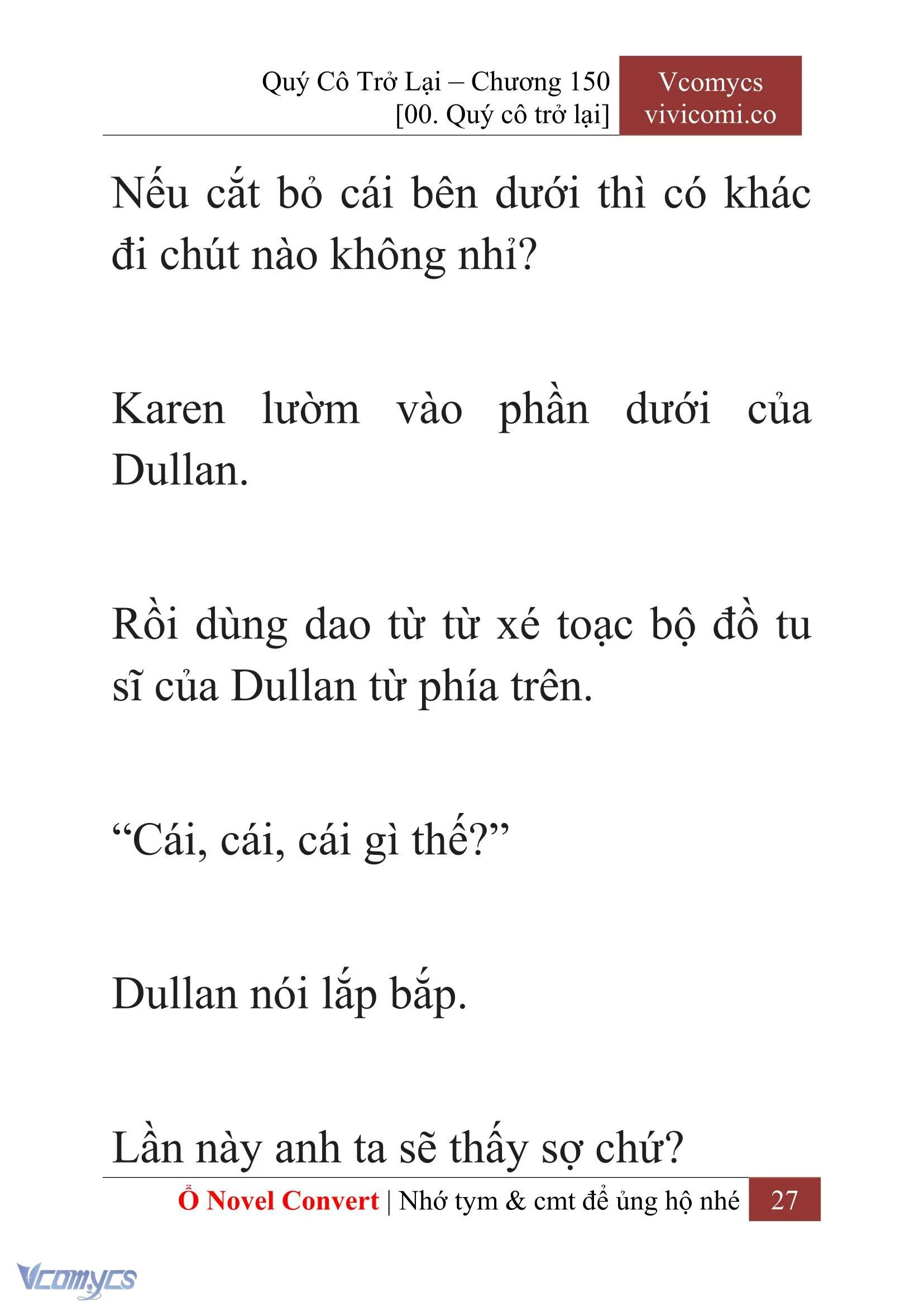 [Novel] Quý Cô Trở Lại Chapter 150 - Trang 30