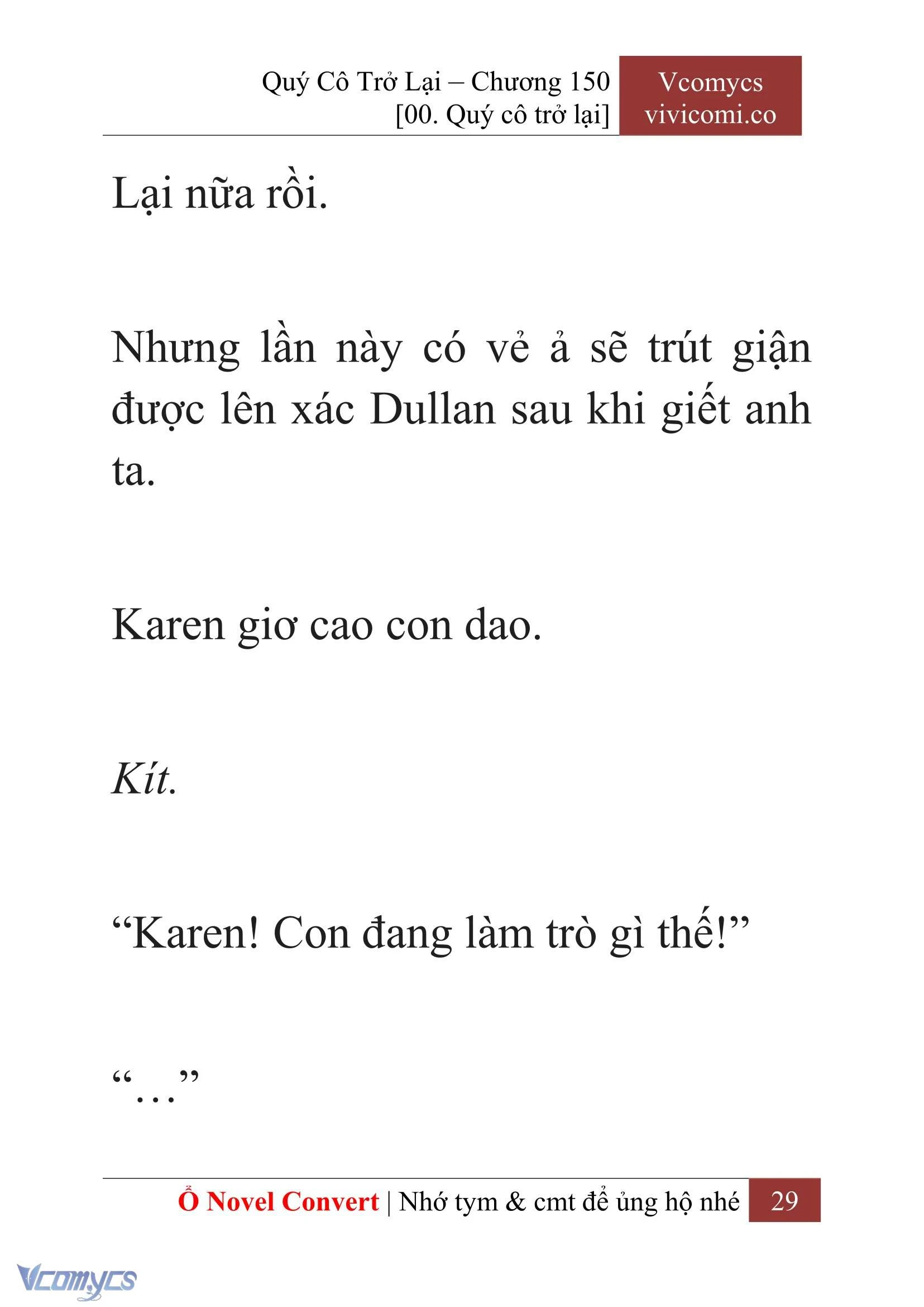 [Novel] Quý Cô Trở Lại Chapter 150 - Trang 32